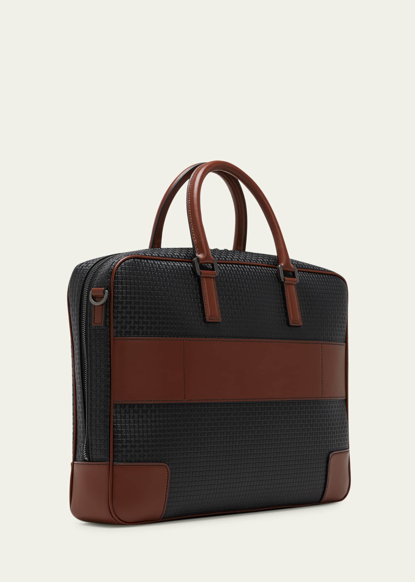 Serapian Men's Slim Stepan 72 Briefcase Image 3 of 5