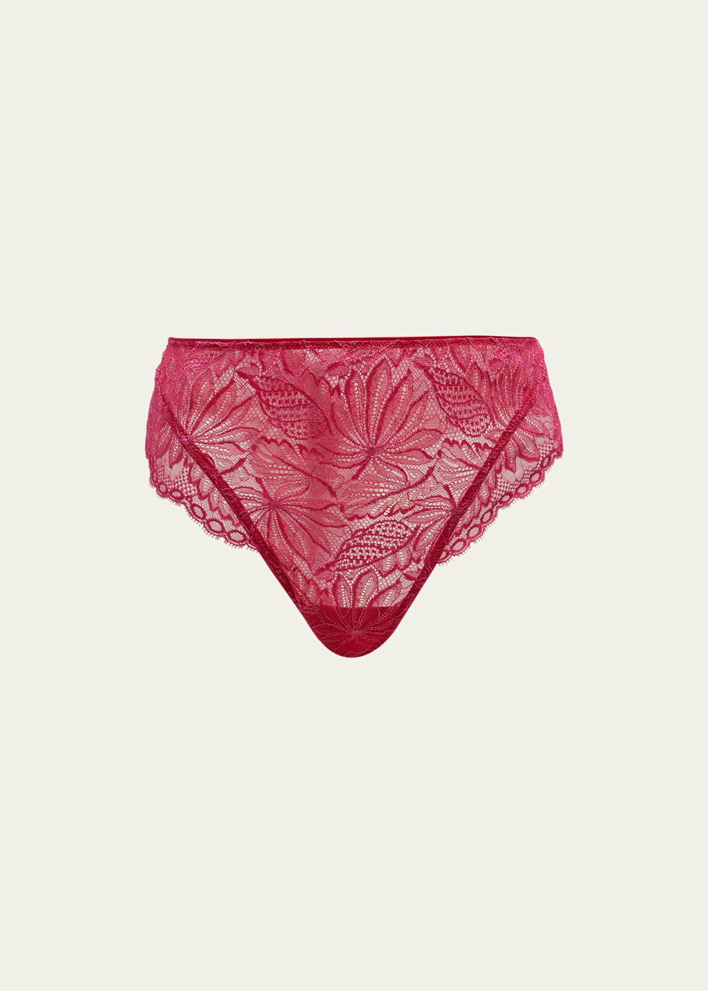 scalloped lace panty