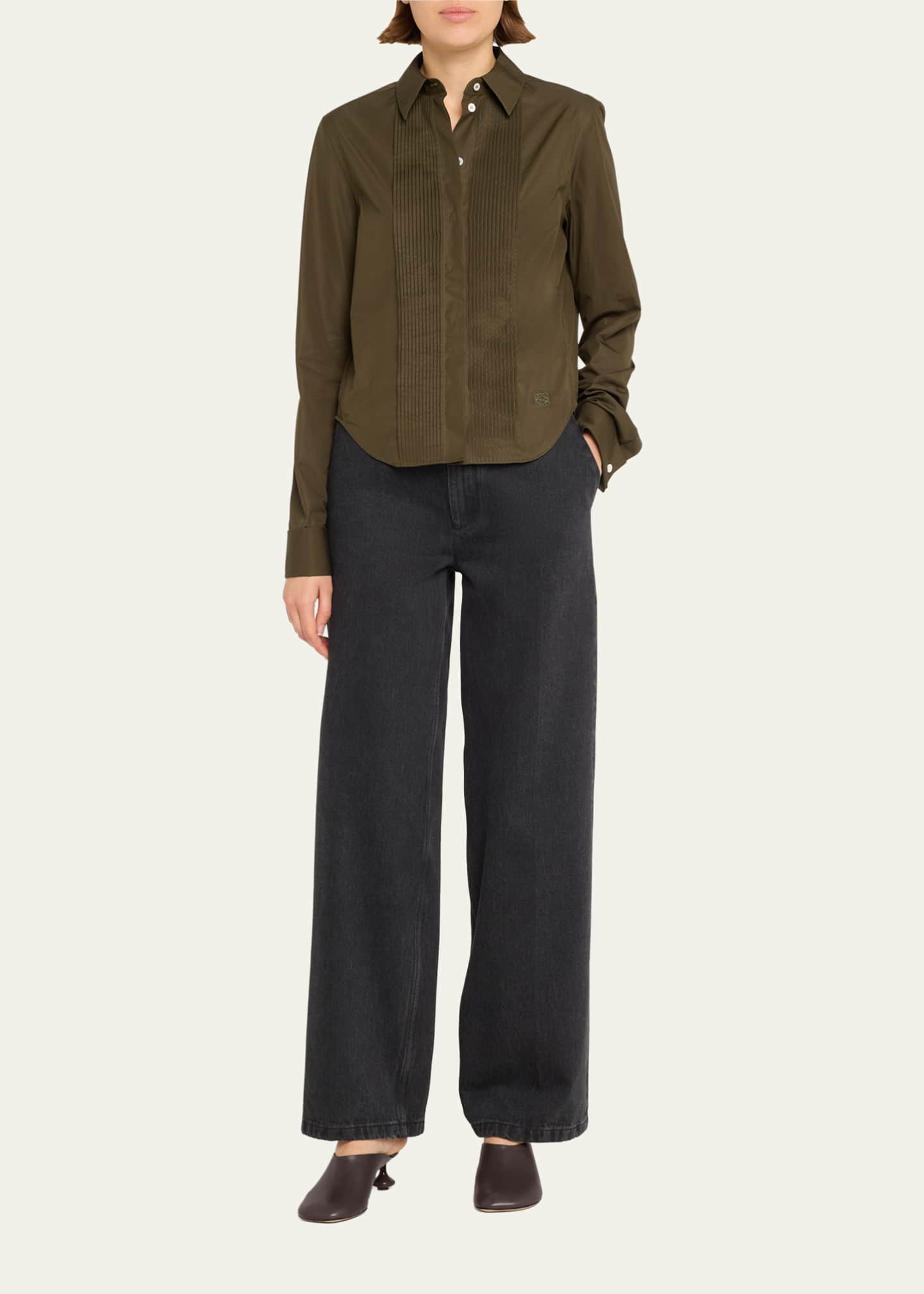 Loewe Toy Leather Drop Stiletto Mules - Bergdorf Goodman