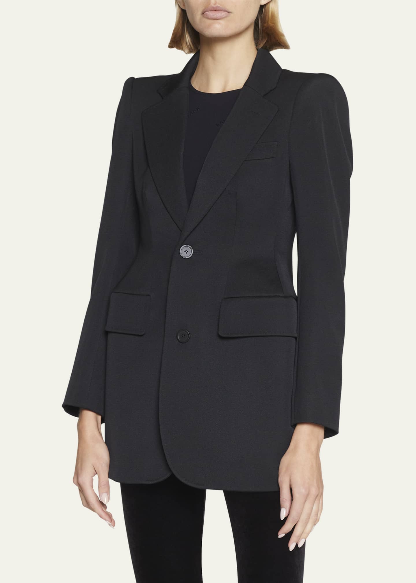 Balenciaga black blazer outlet