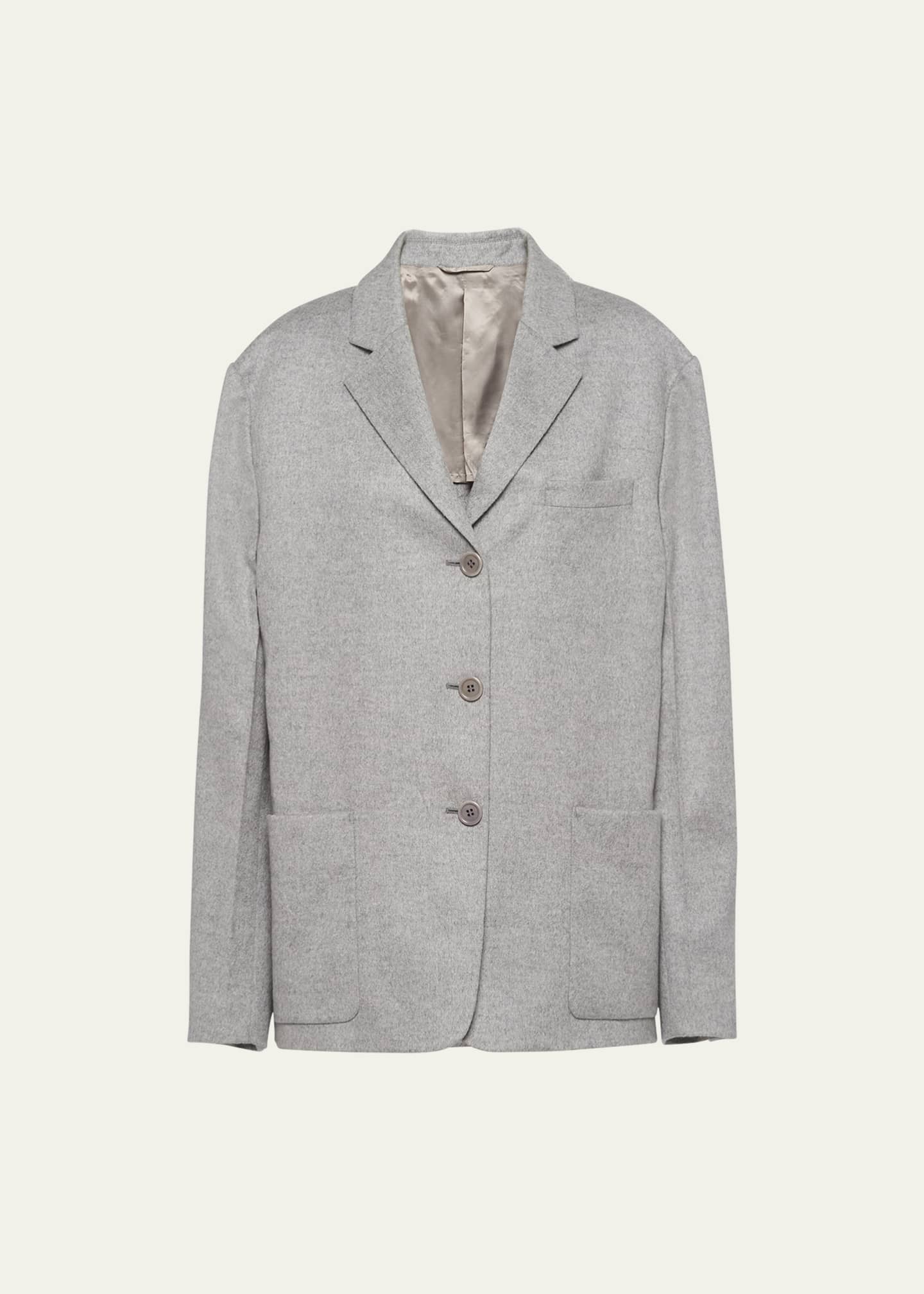 Prada Cashmere Blazer Jacket Image 1 of 4