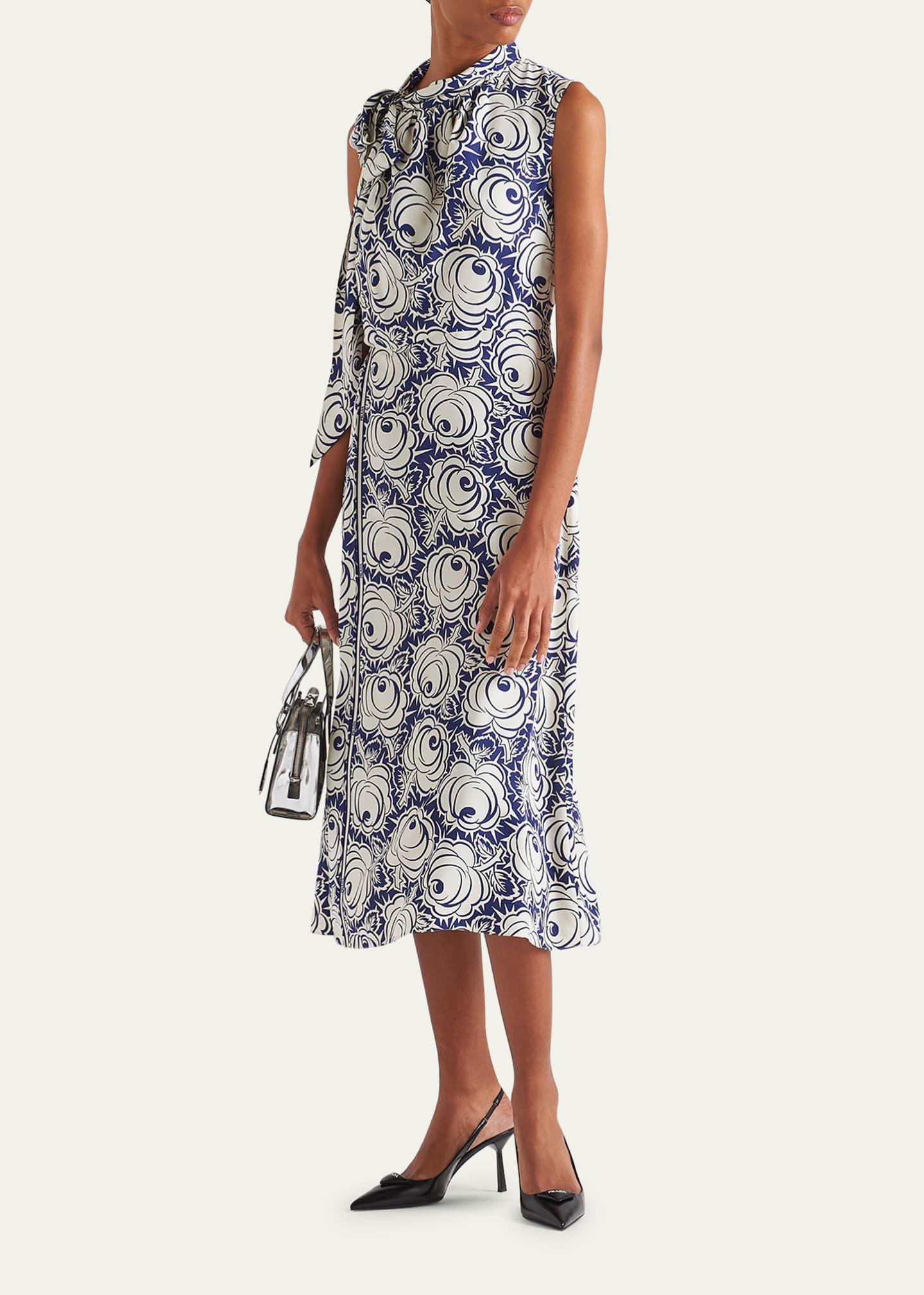 Prada floral dress store
