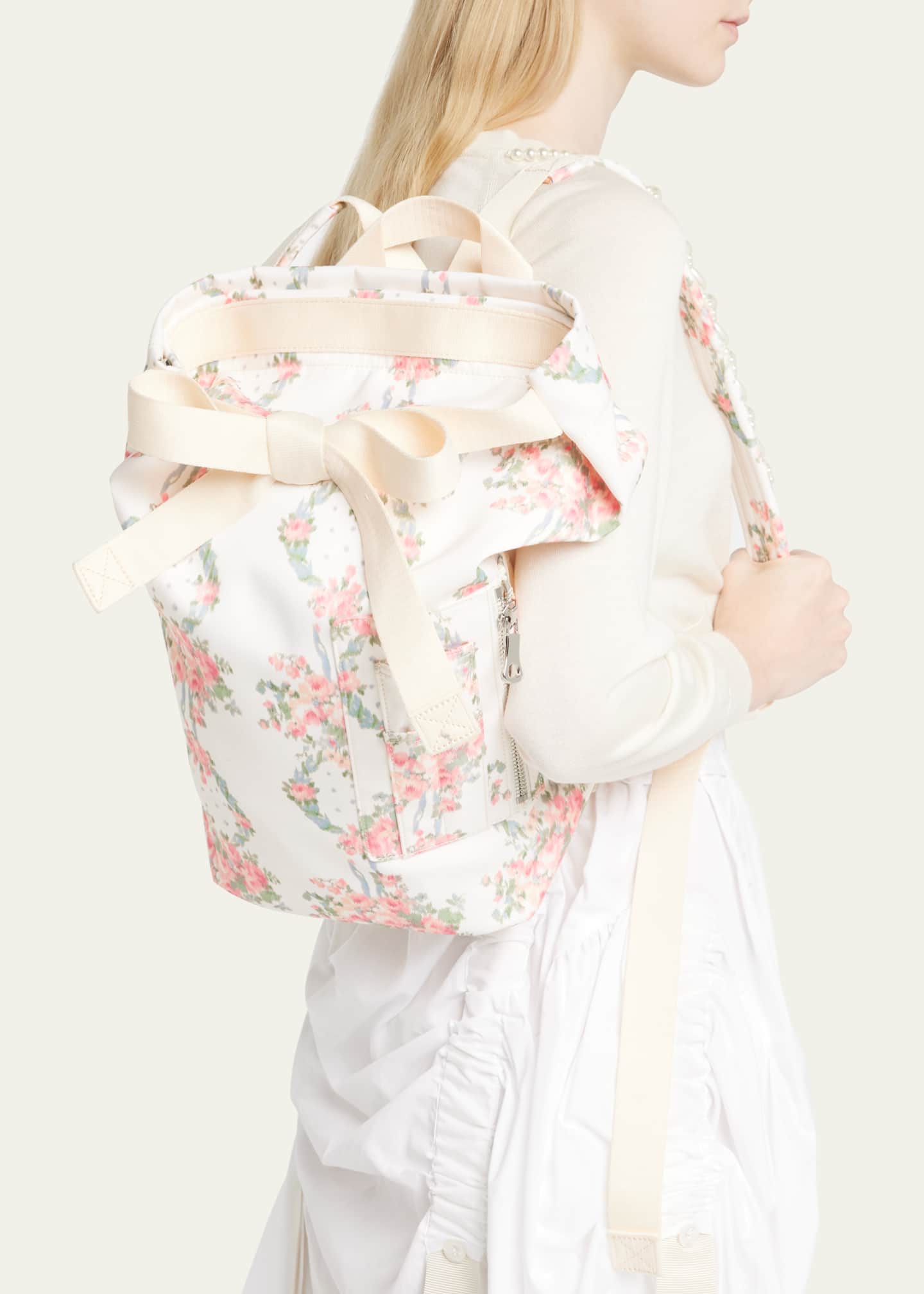 Simone Rocha Small Bow Tie Fashion Backpack Bergdorf Goodman