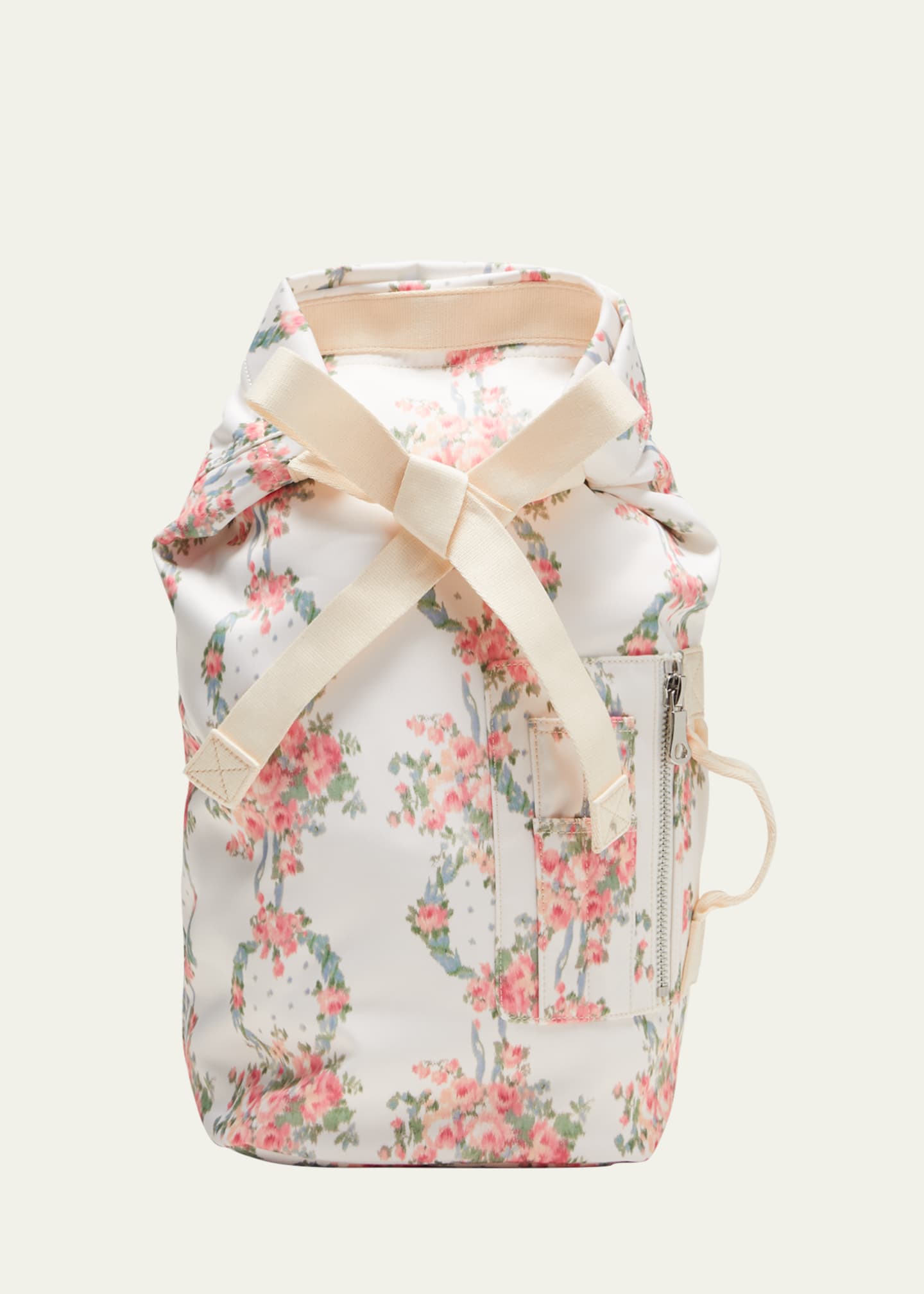 Mini Bow Decor Top Ring Bucket Bag