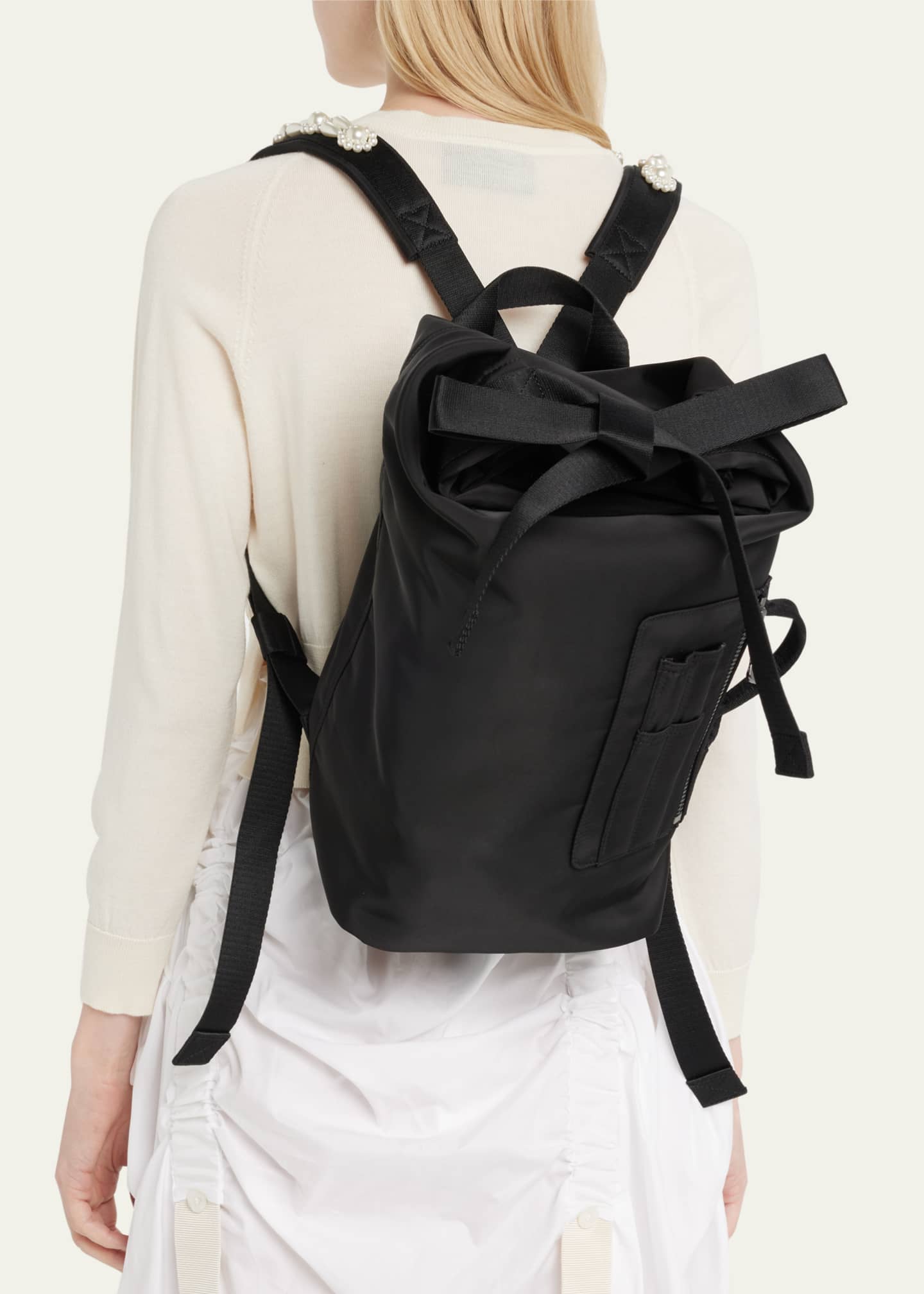 Simone Rocha Small Bow Tie Fashion Backpack - Bergdorf Goodman