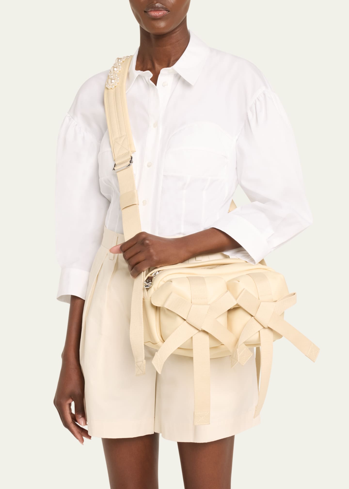 Simone Rocha Bow Zip Bum Crossbody Bag Image 2 of 5
