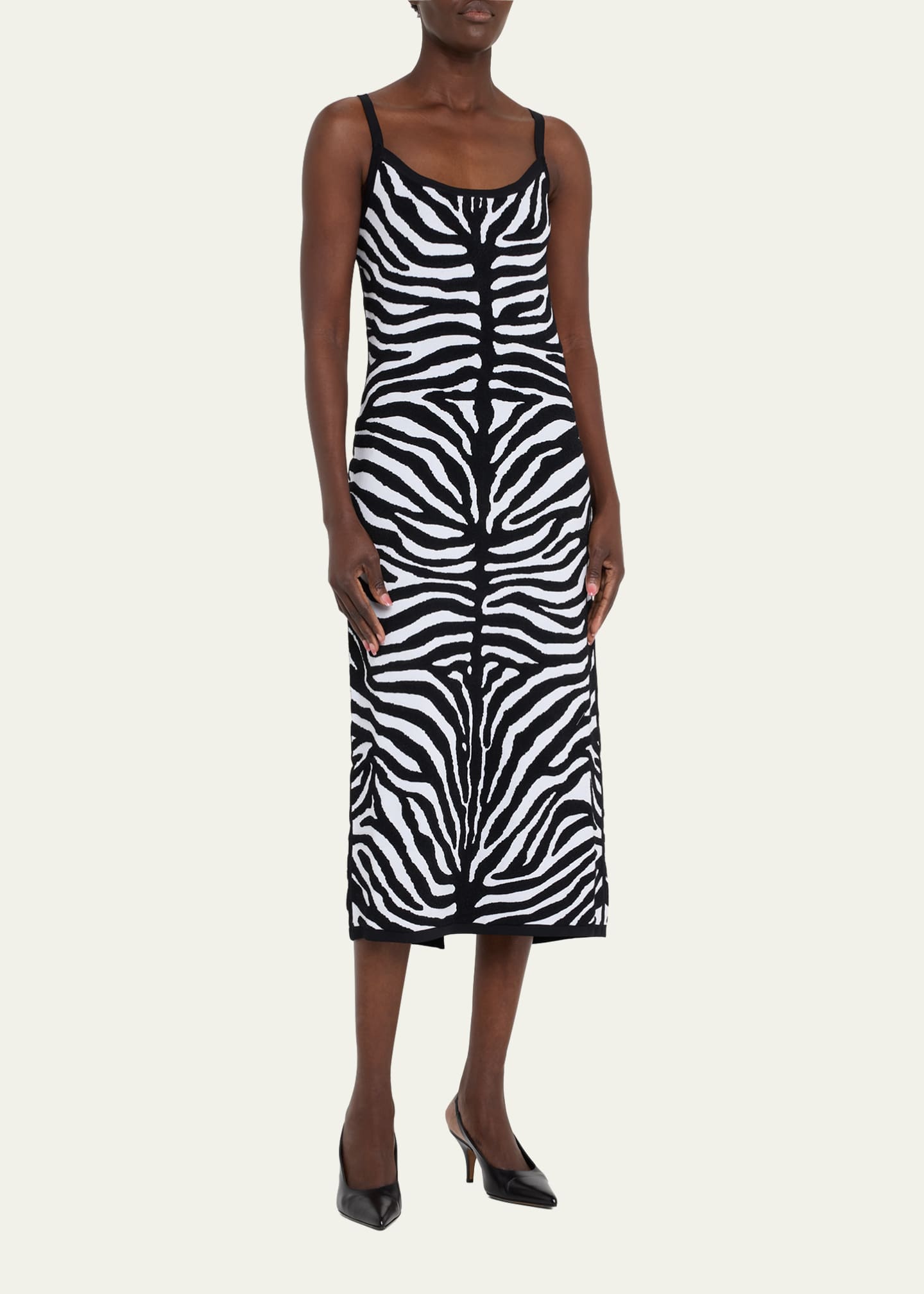 Michael Kors Collection Zebra Print Sheath Dress - Bergdorf Goodman