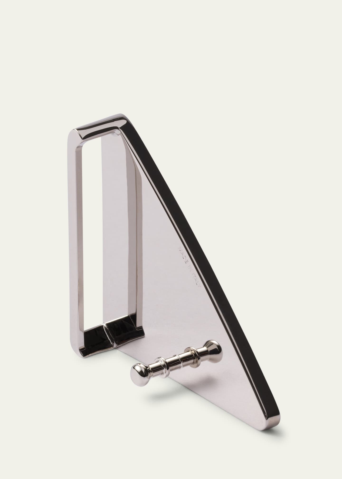 Prada Men's Saffiano Leather Triangle Belt Buckle Image 3 of 4