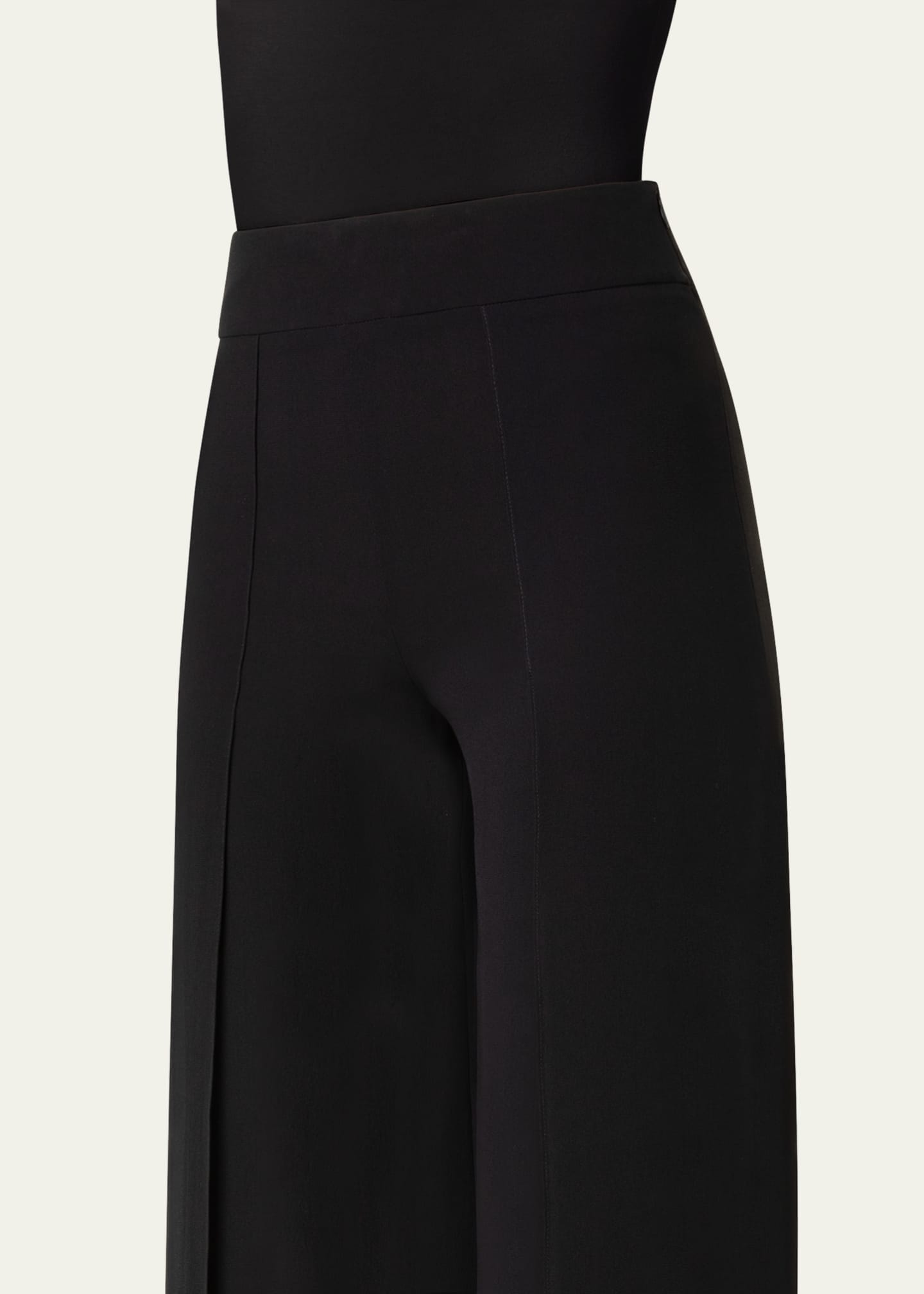 Akris Felia Double Layer Wide-Leg Silk Pants Image 5 of 5