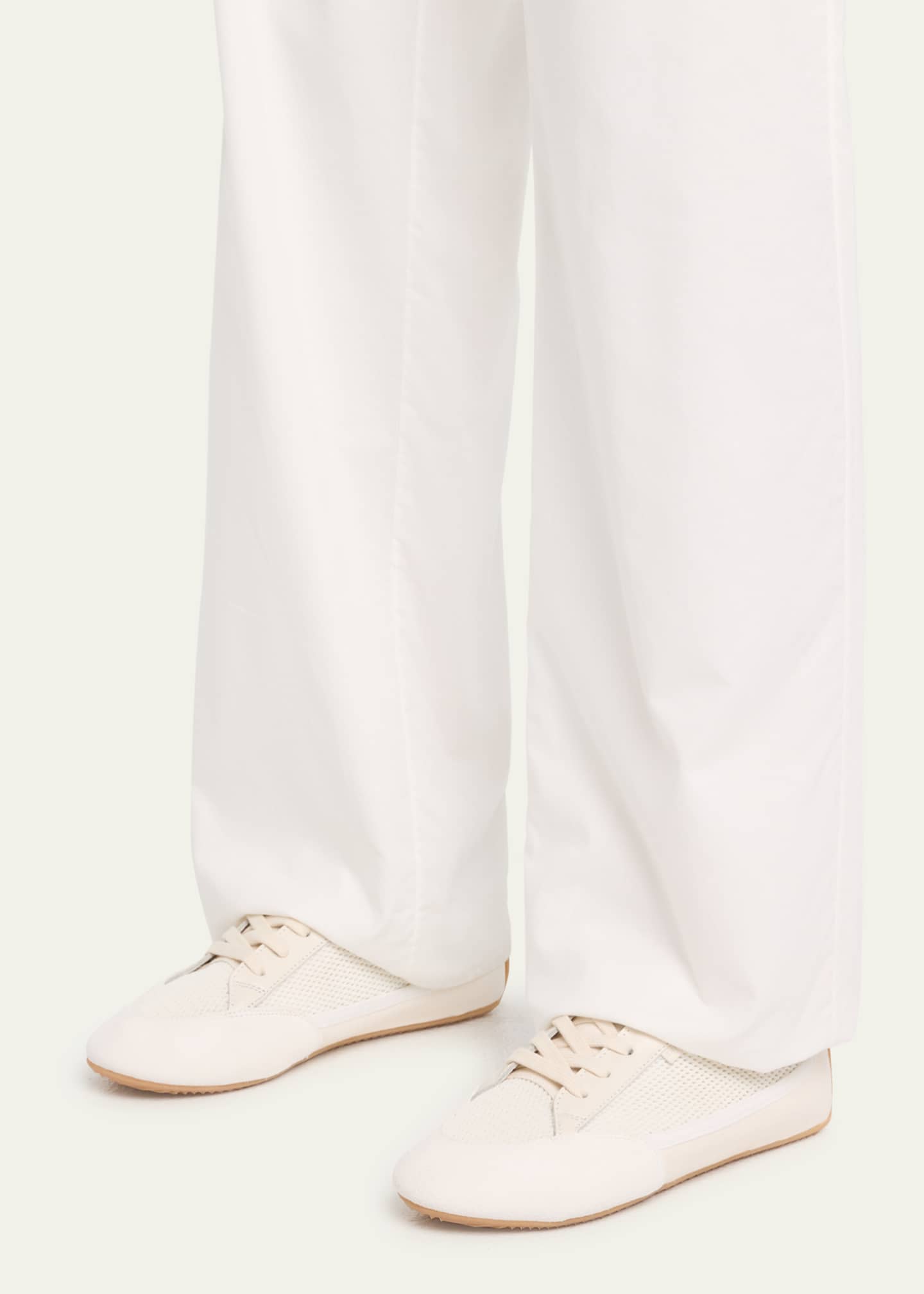 THE ROW Bonnie Suede Mesh Sneakers Image 2 of 5