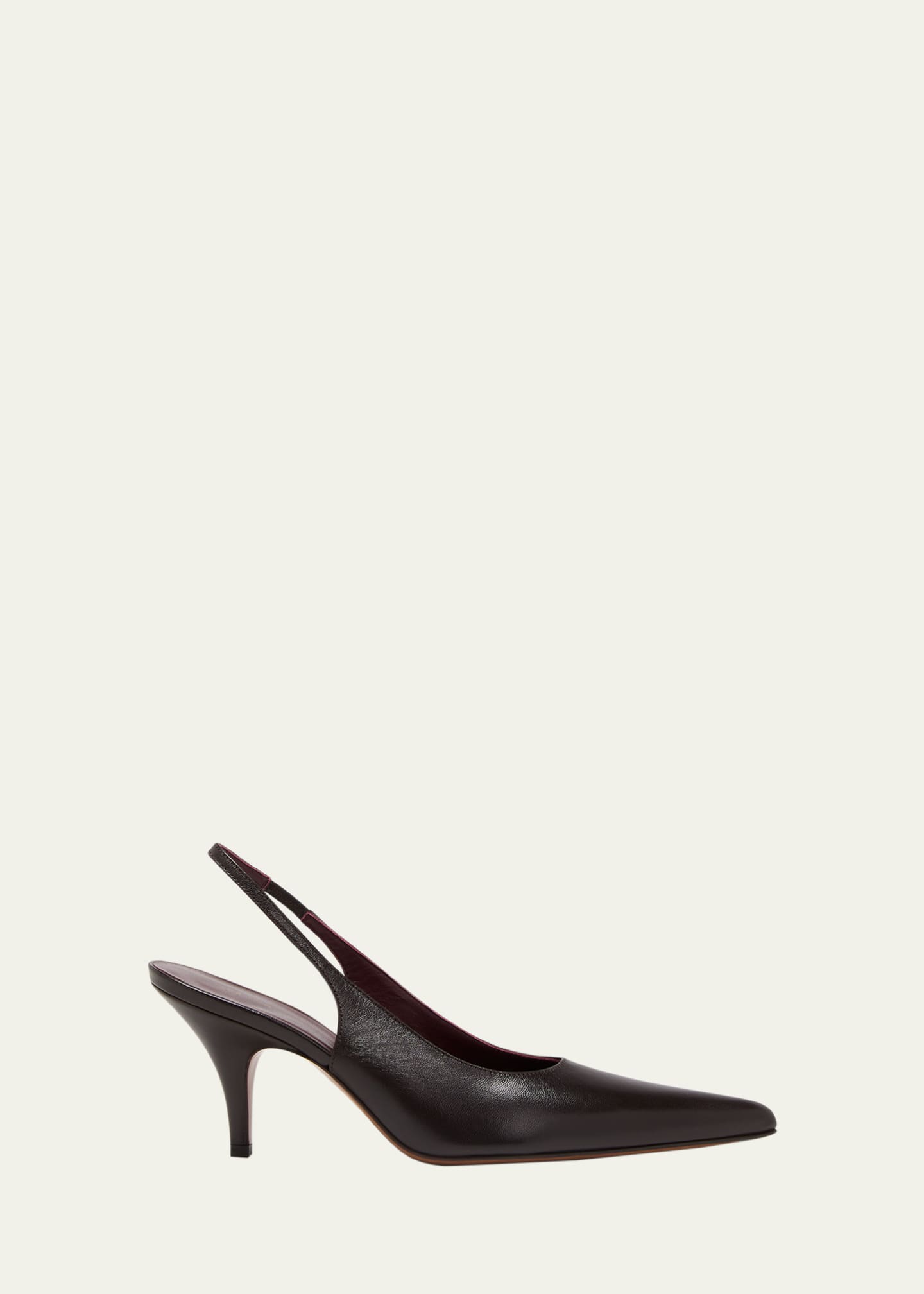 THE ROW Napa Leather Slingback Pumps Bergdorf Goodman