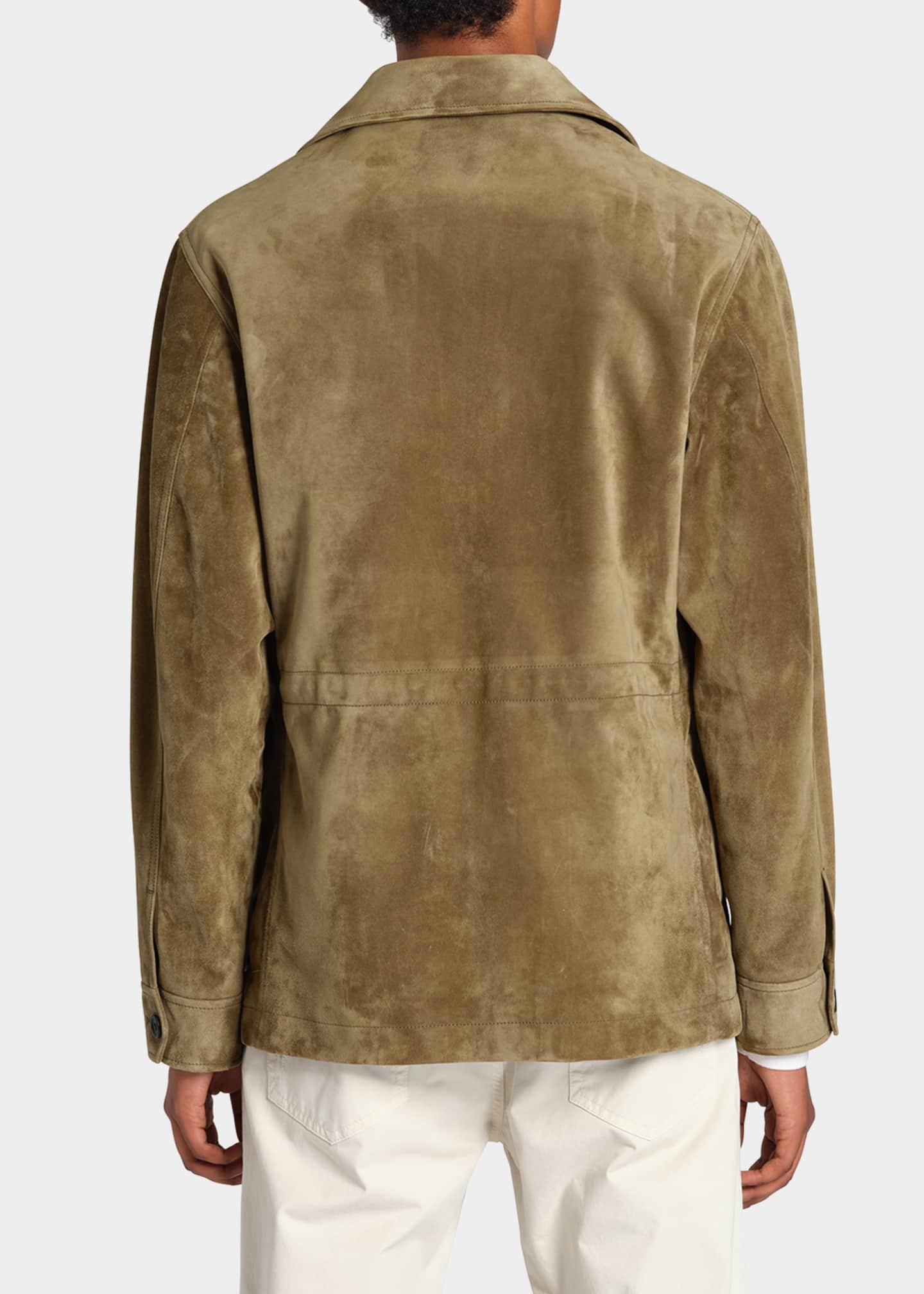 Berluti suede field shop jacket