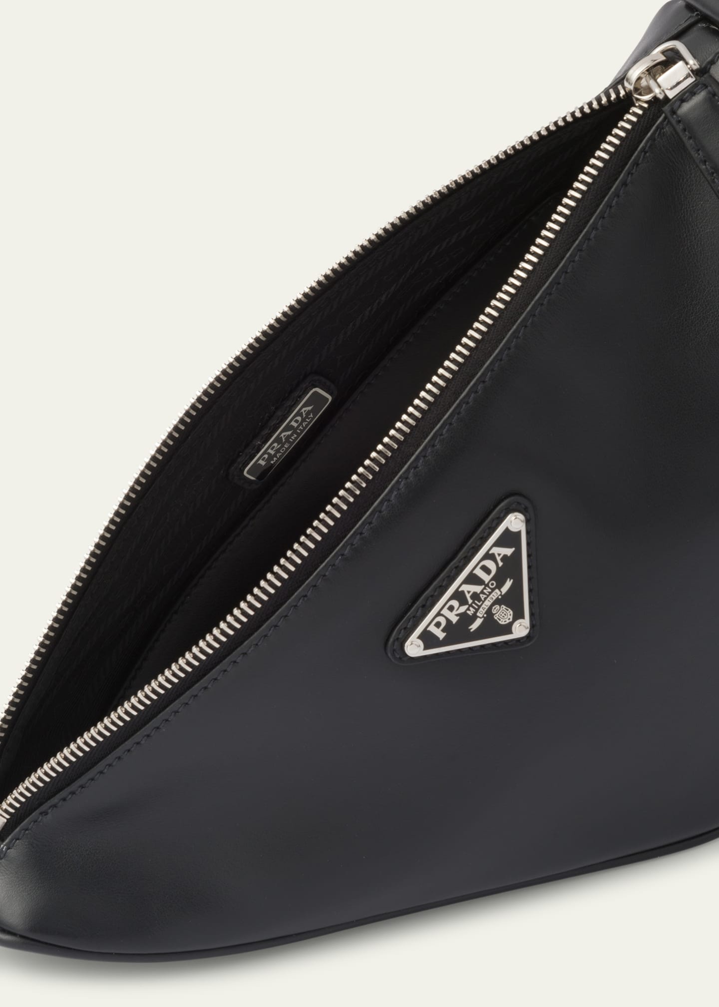 Prada Large leather Prada Triangle bag Crossbody