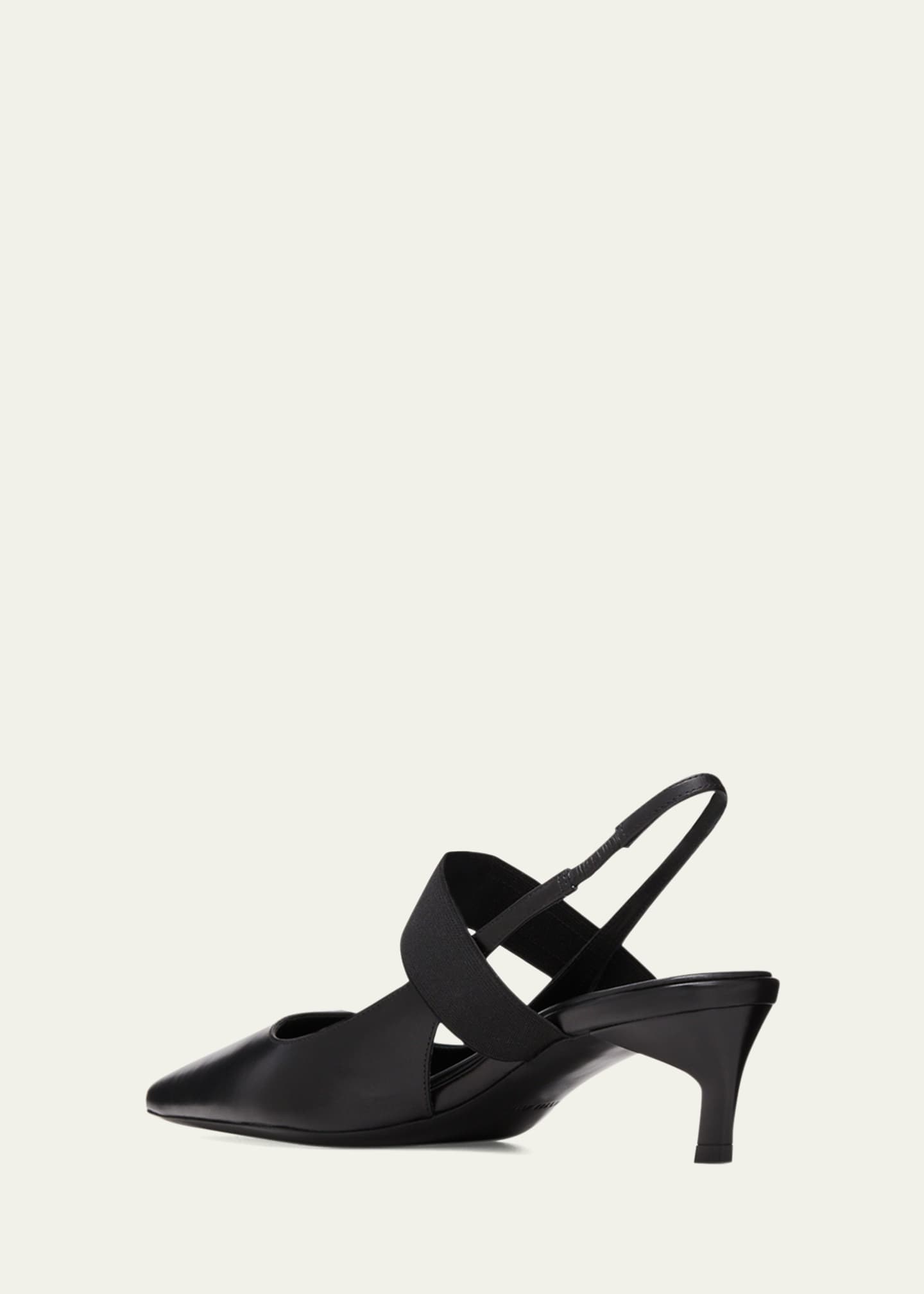 Bergdorf Goodman Suede Pumps - Black Pumps, Shoes - WBG23824
