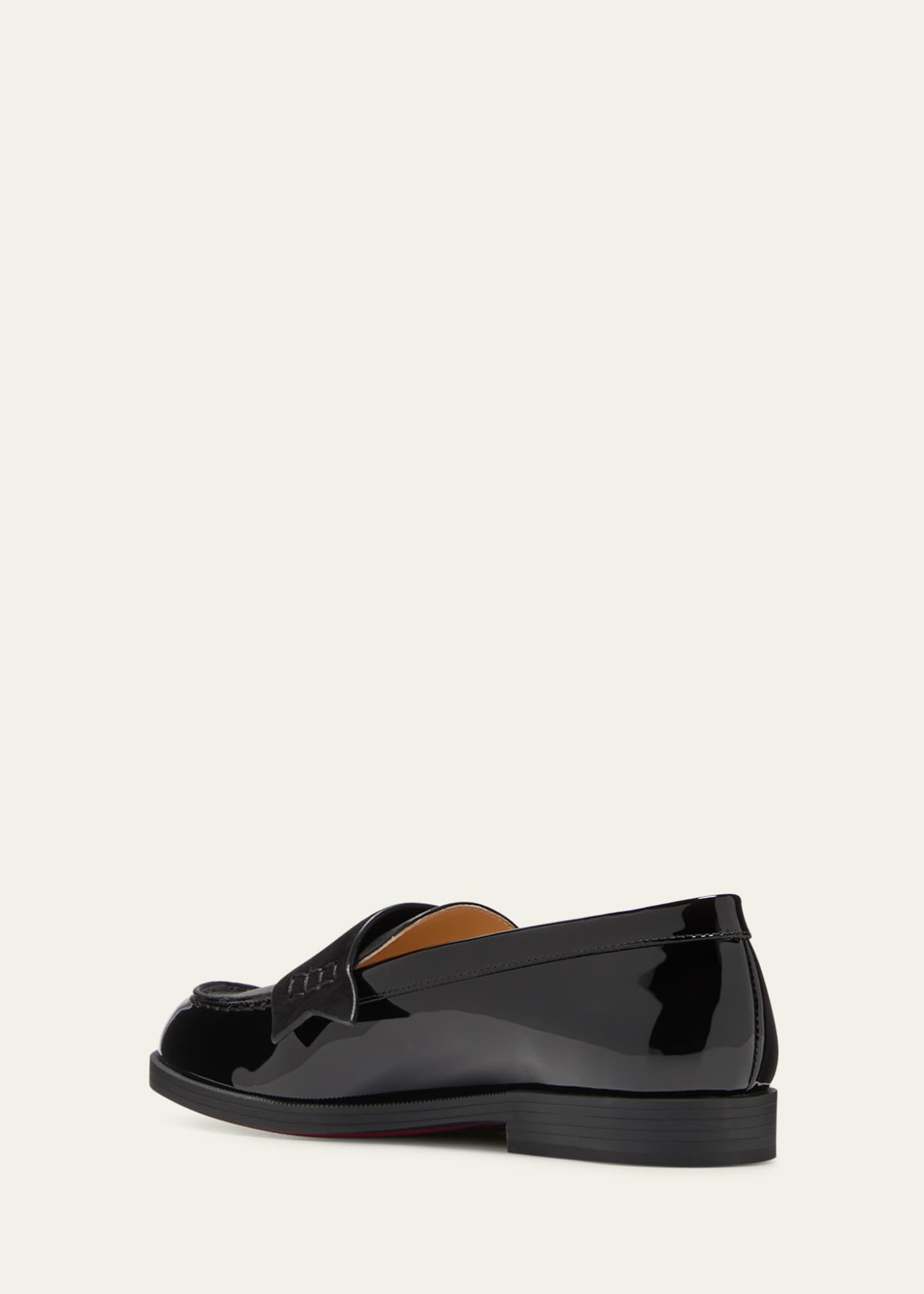 Christian Louboutin Kid's Penny Calf Leather Loafers, Size Kids/Toddlers Image 2 of 3