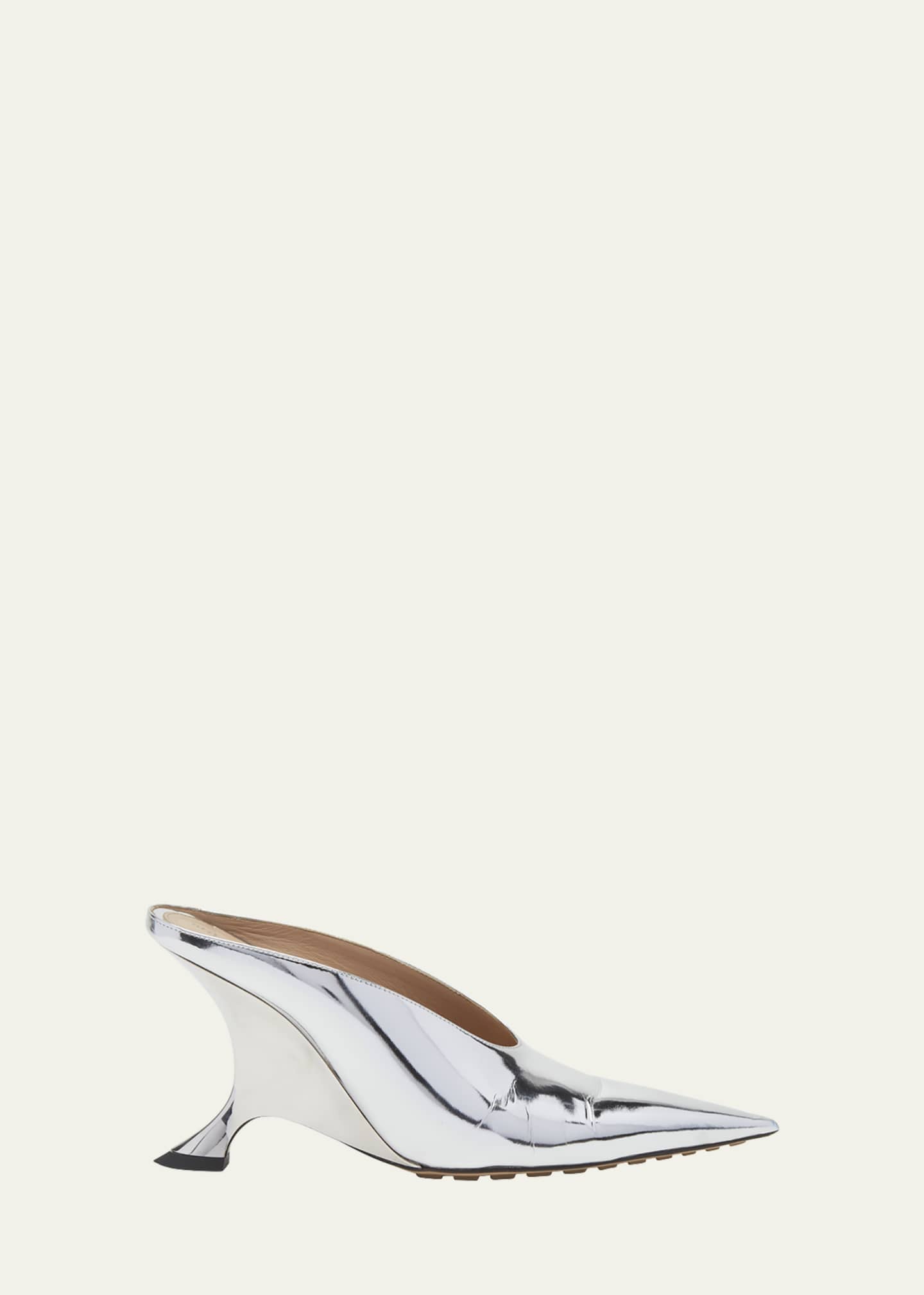 Bottega Rocket Reflective Leather Pumps Bergdorf Goodman