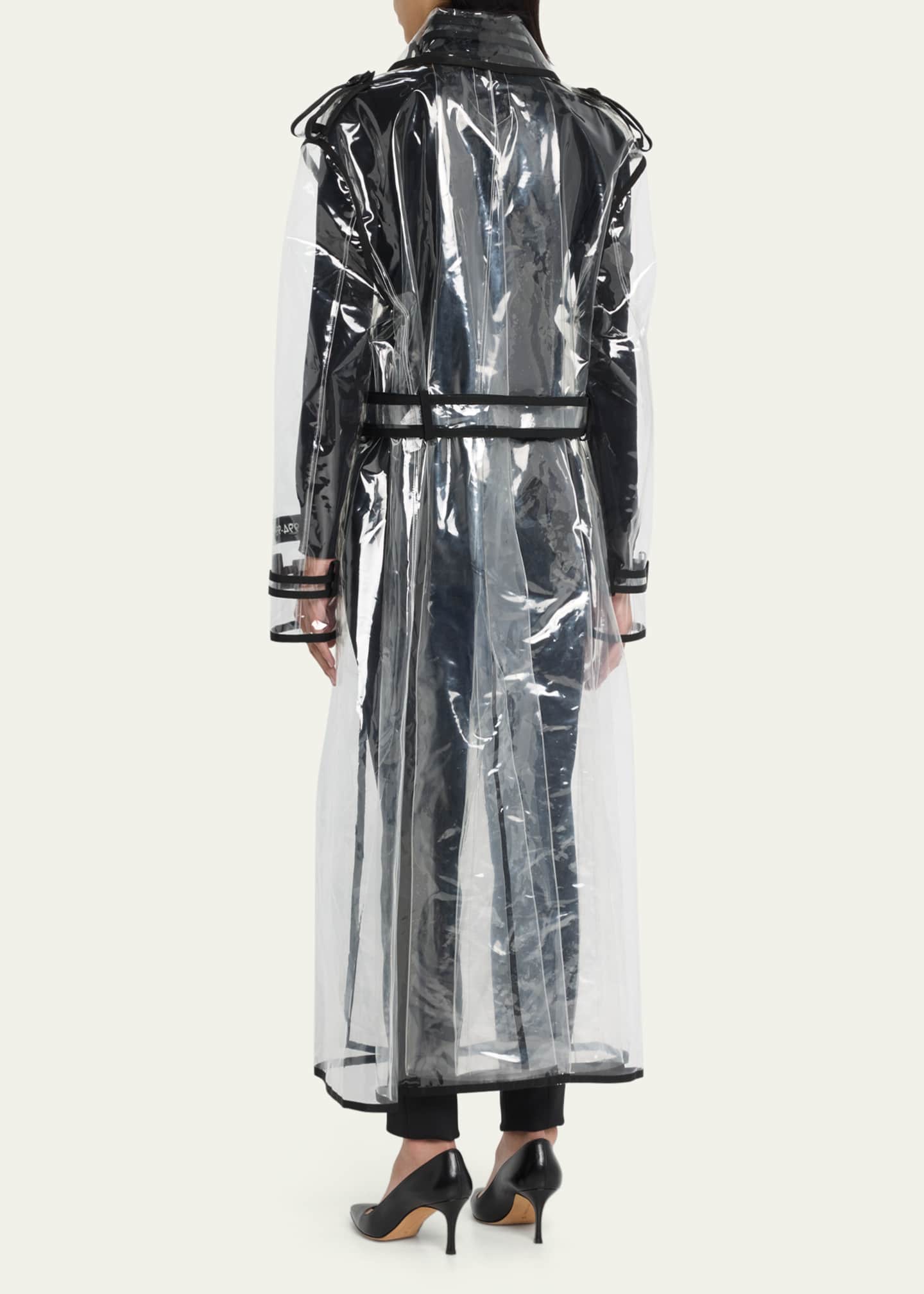 Dolce&Gabbana Light PVC Double-Breasted Trench Coat - Bergdorf Goodman