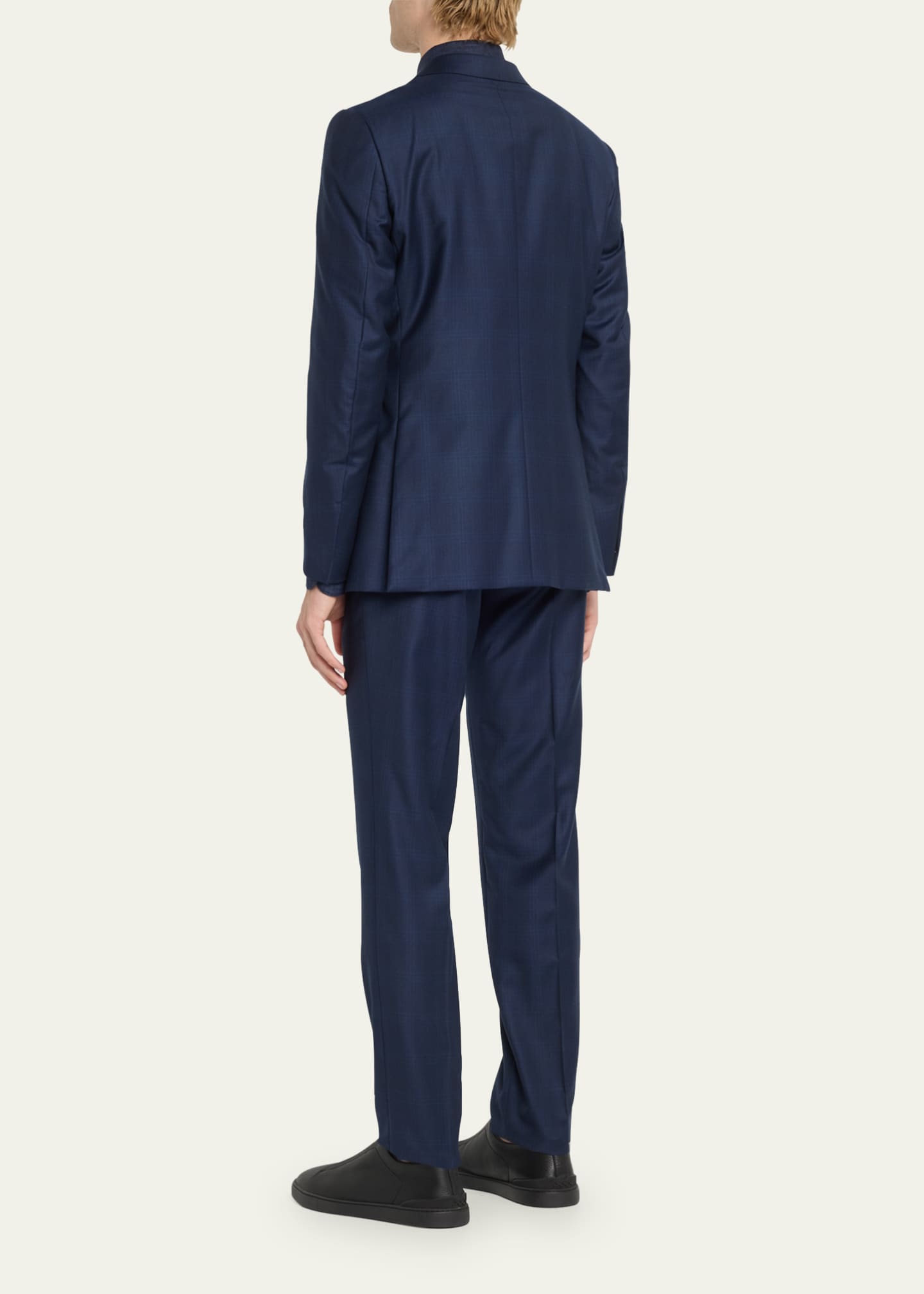 ZEGNA Men's Tonal Plaid Wool Suit - Bergdorf Goodman