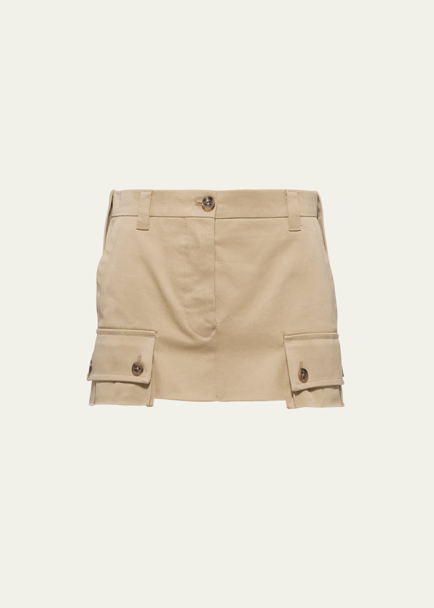 Miu Miu Chino Cargo Mini Skirt - Bergdorf Goodman