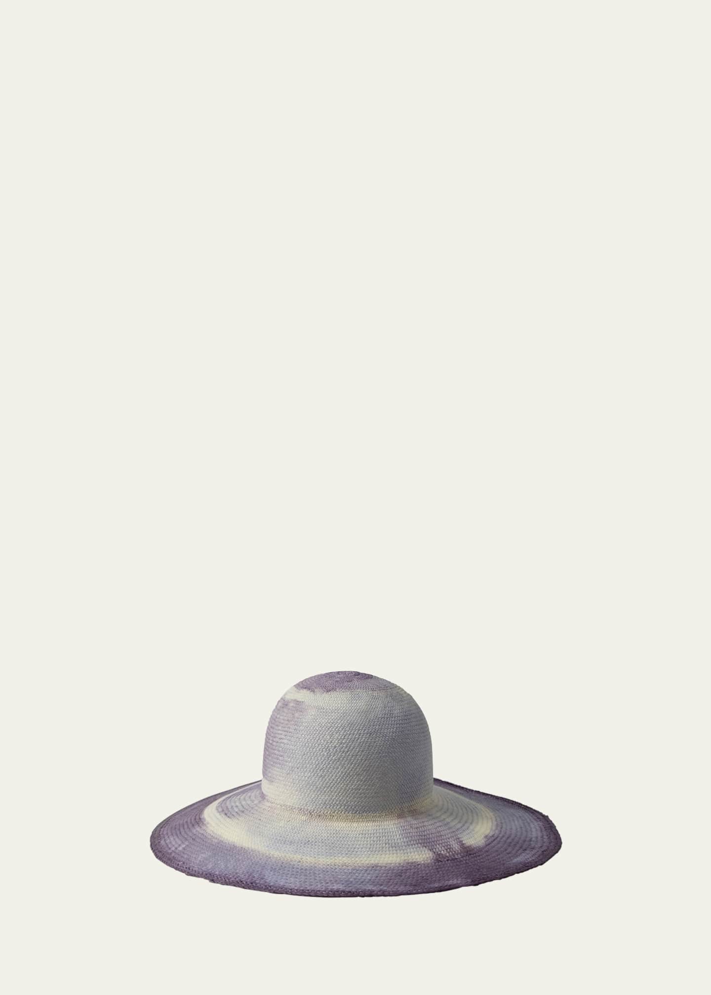 Barbisio Amos Two-Tone Straw Floppy Hat Image 2 of 3