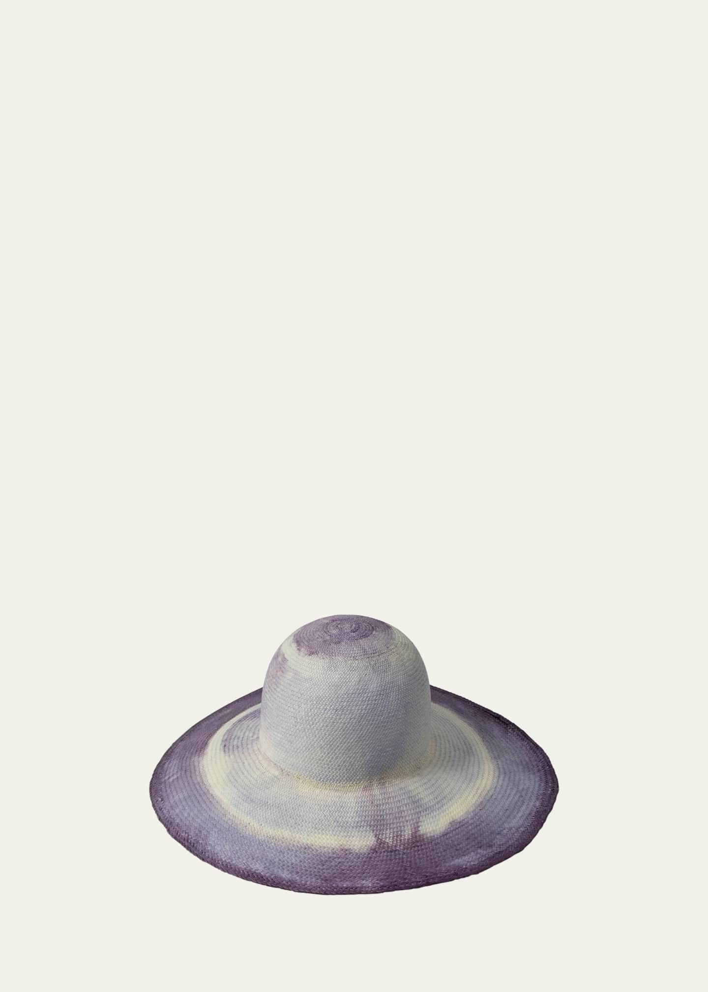 Barbisio Amos Two-Tone Straw Floppy Hat Image 1 of 3