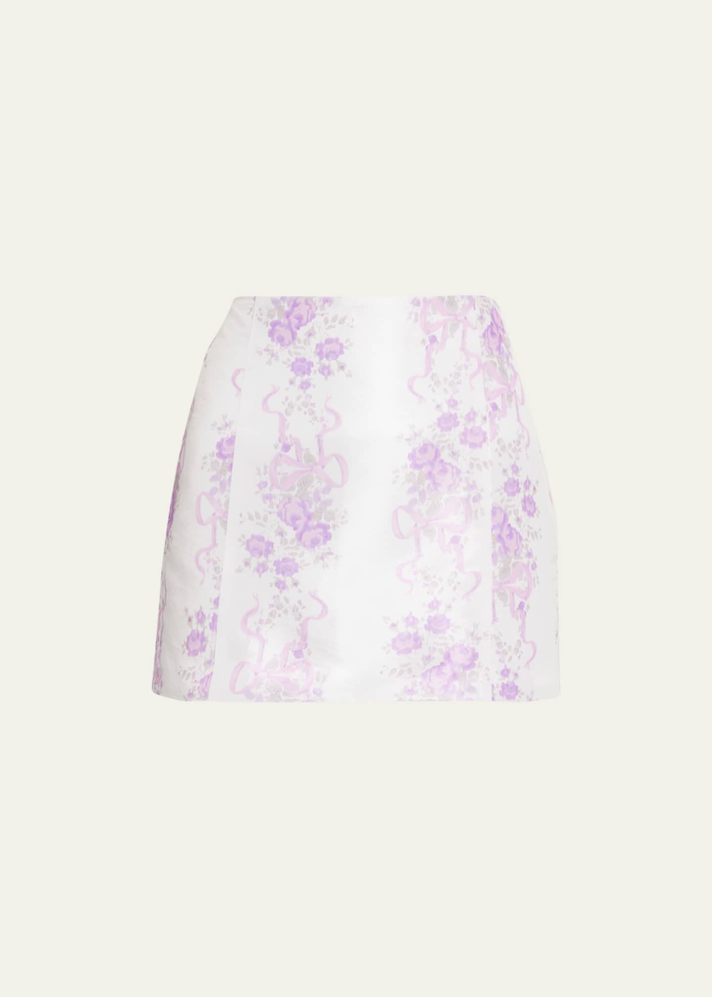 Lavender floral deals mini skirt