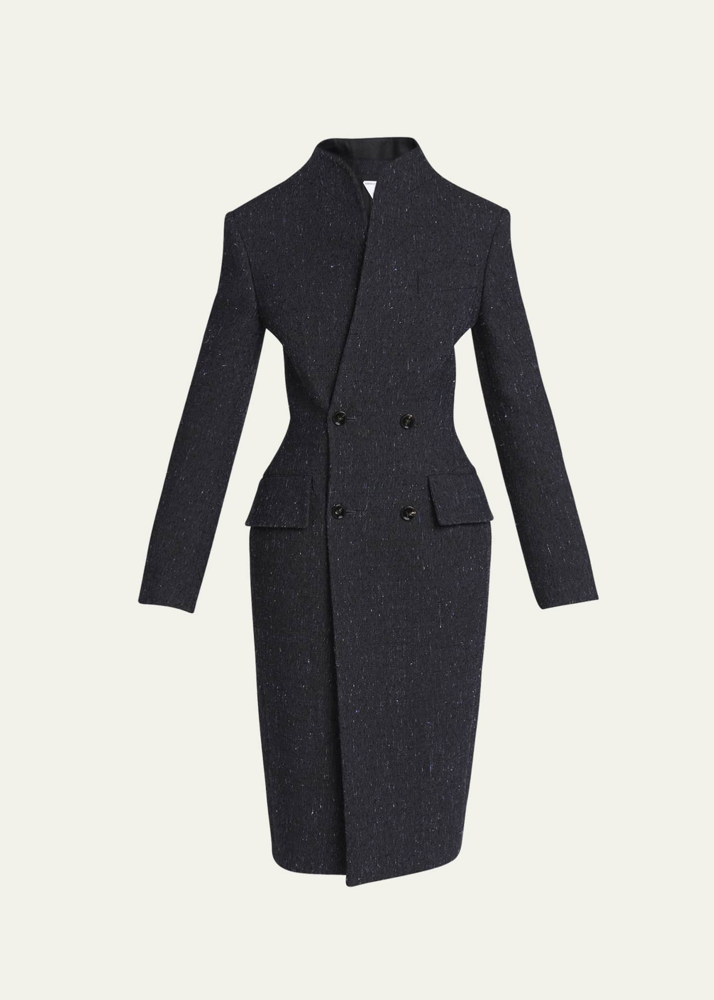 Funnel neck peacoat sales