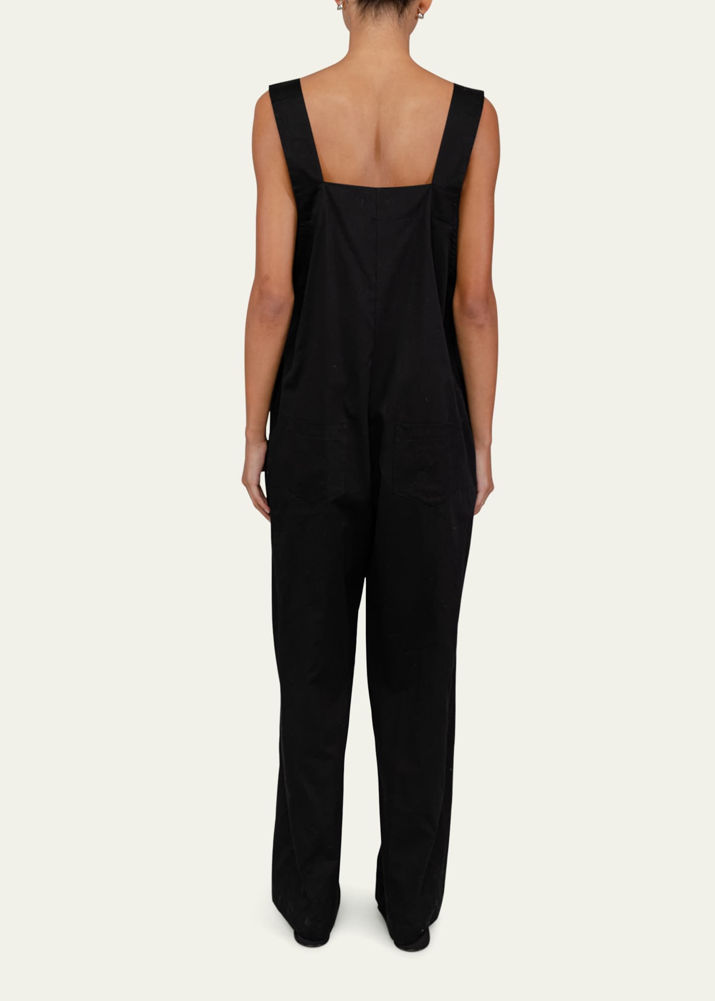 LESET Yoko Cotton Overall Jumpsuit Bergdorf Goodman