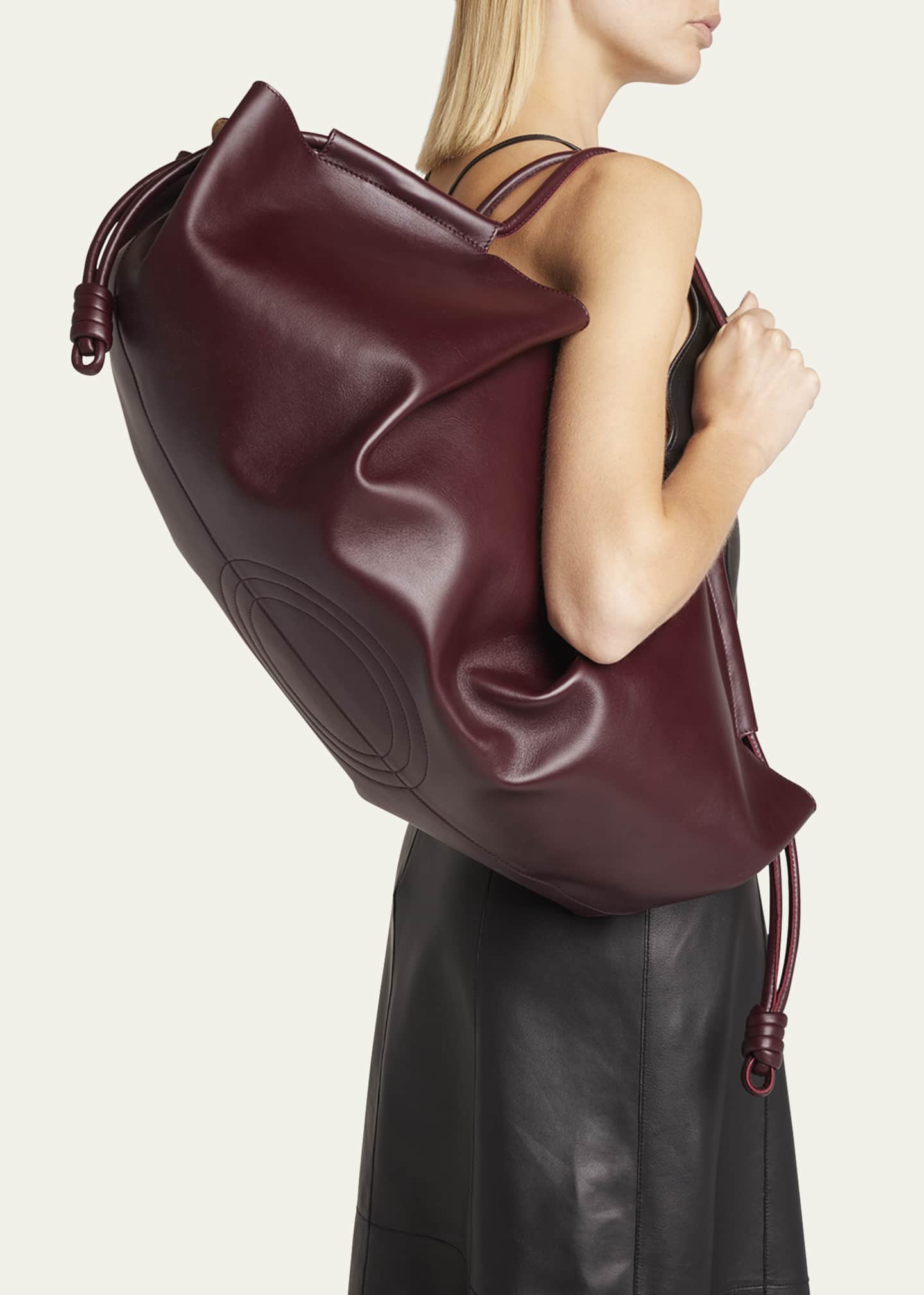 Loewe Paseo XL Leather Top-Handle Bag - Bergdorf Goodman