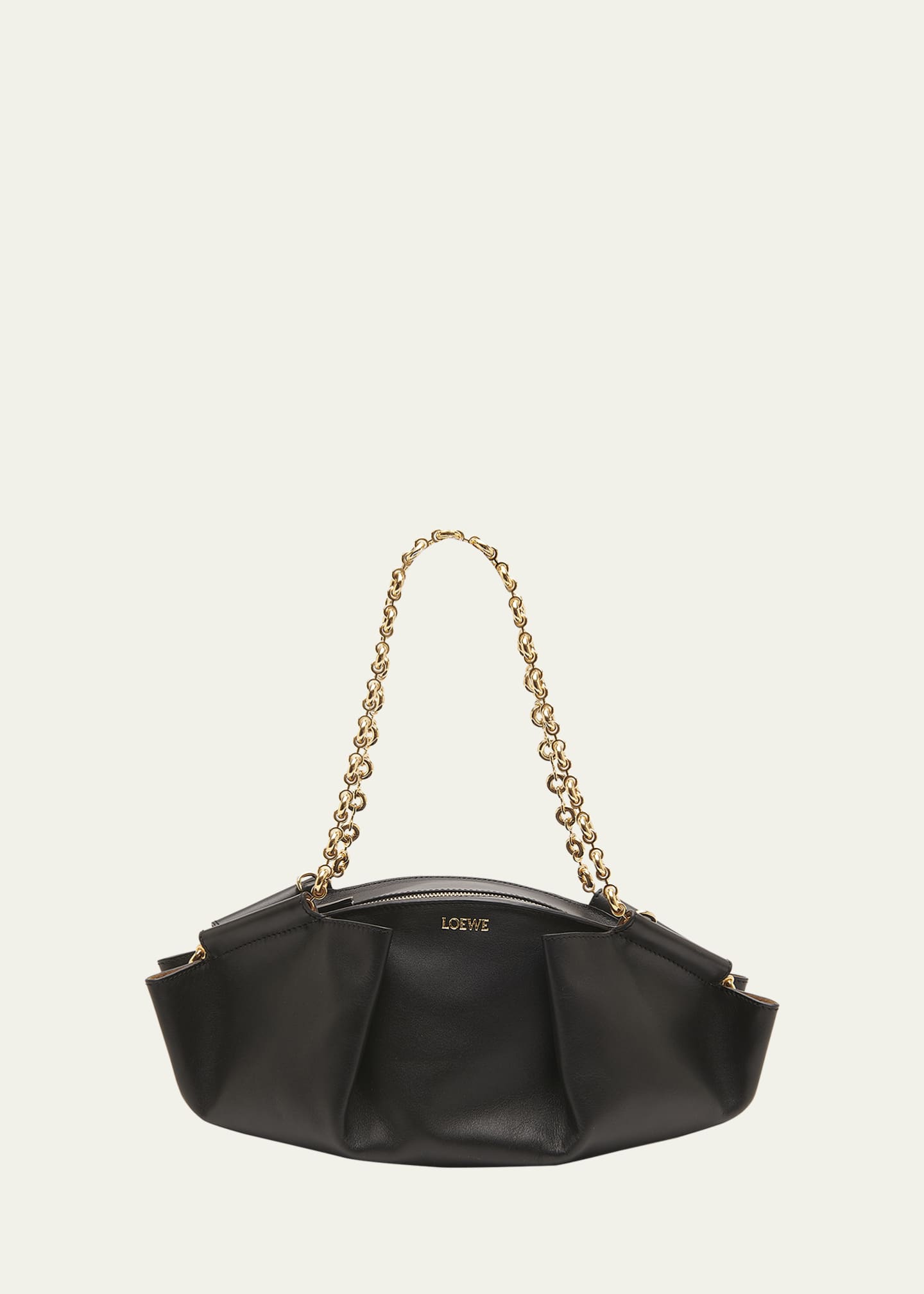 Loewe Paseo Small Leather Chain Shoulder Bag Bergdorf Goodman