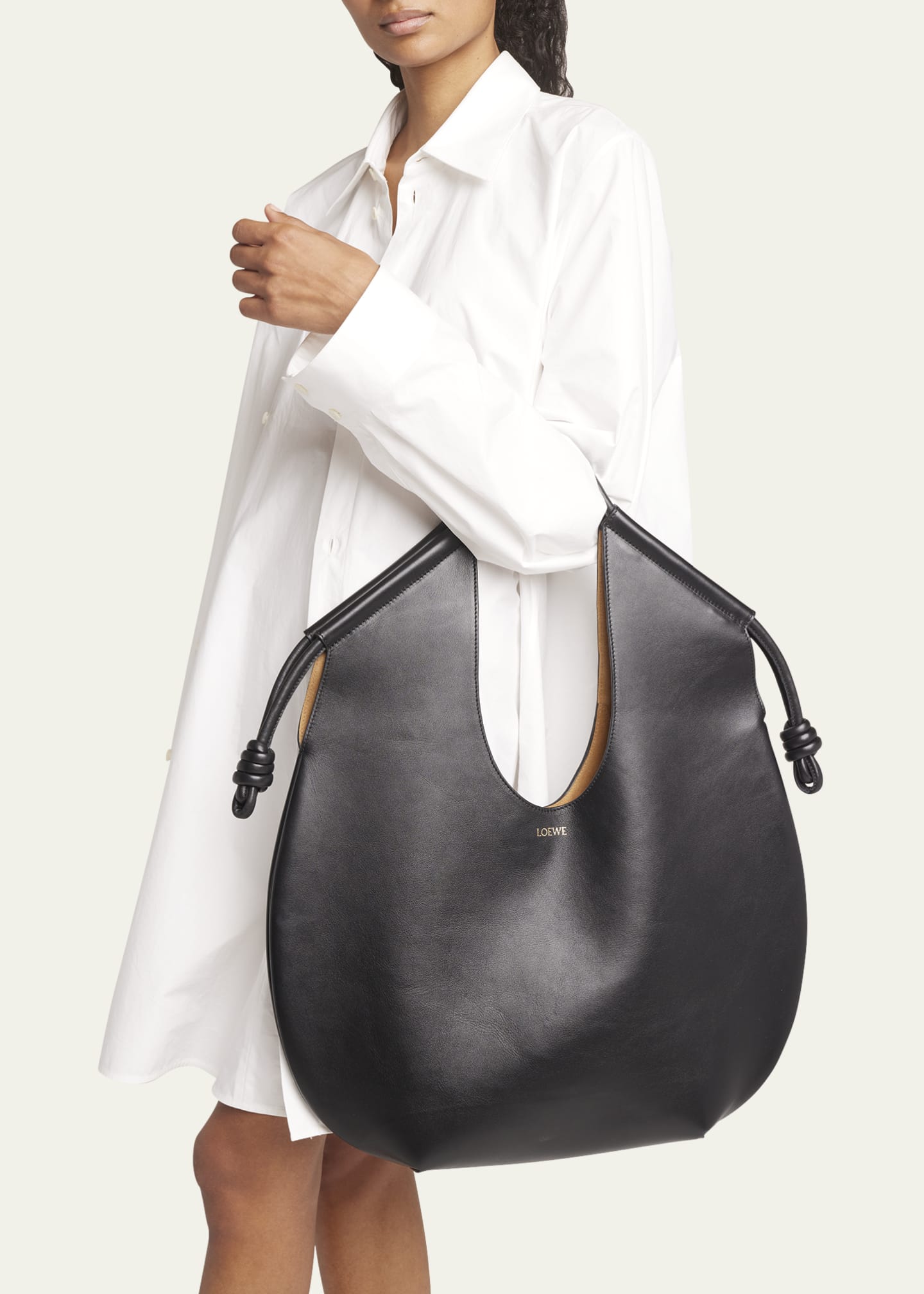 Loewe Paseo Calf Leather Tote Bag Bergdorf Goodman