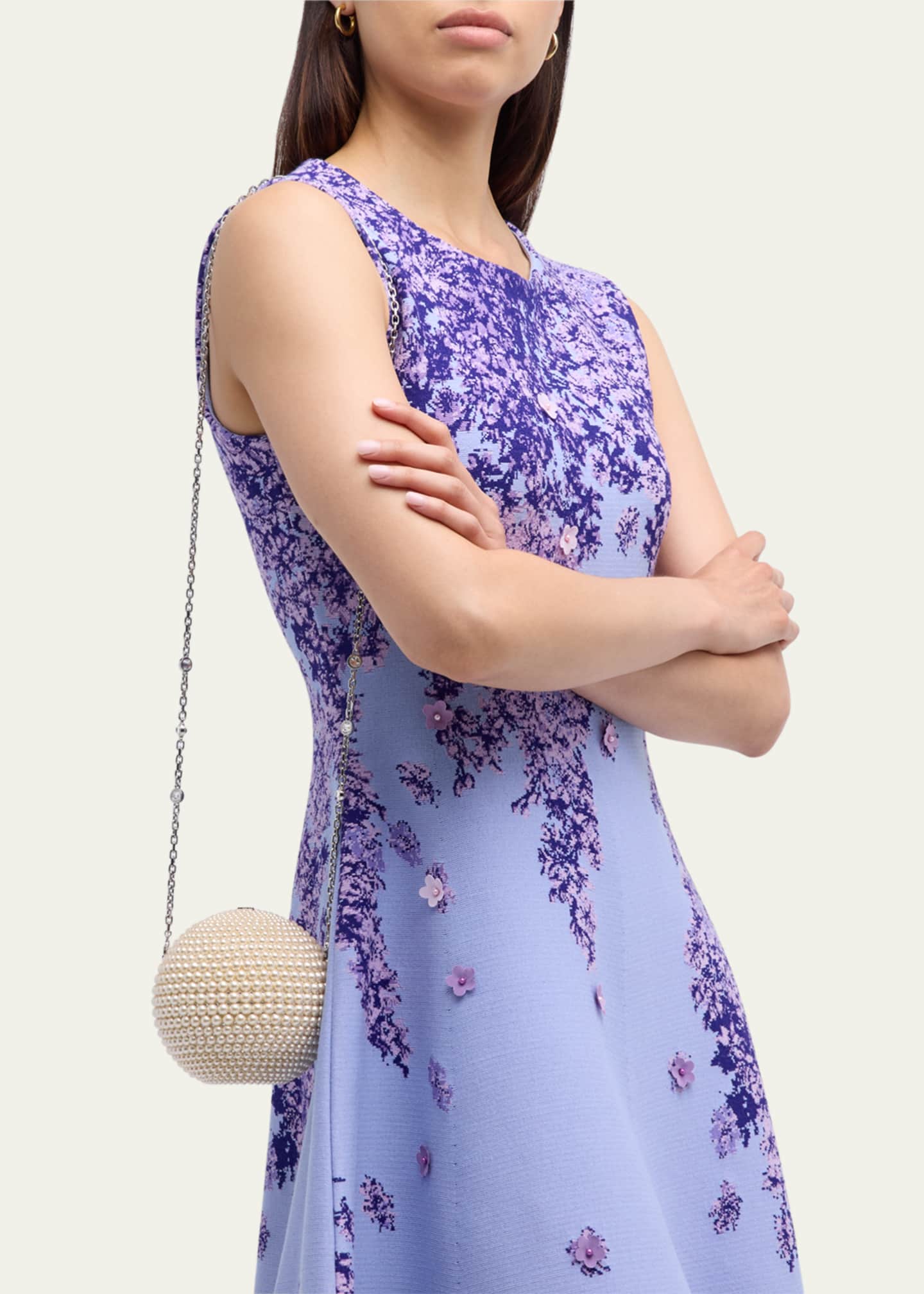 Judith Leiber Couture Sphere Pearly Minaudiere Image 2 of 5
