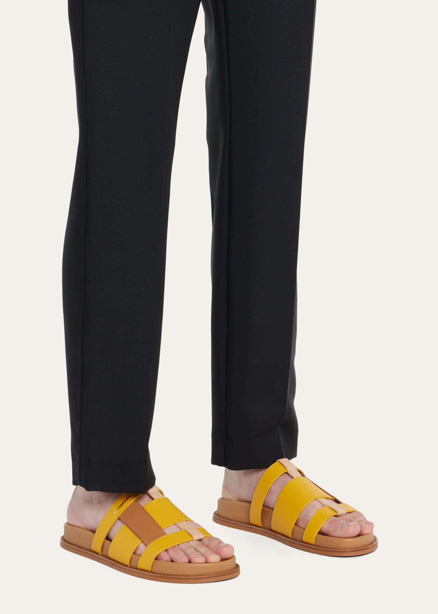 Burberry cheap slide sandals