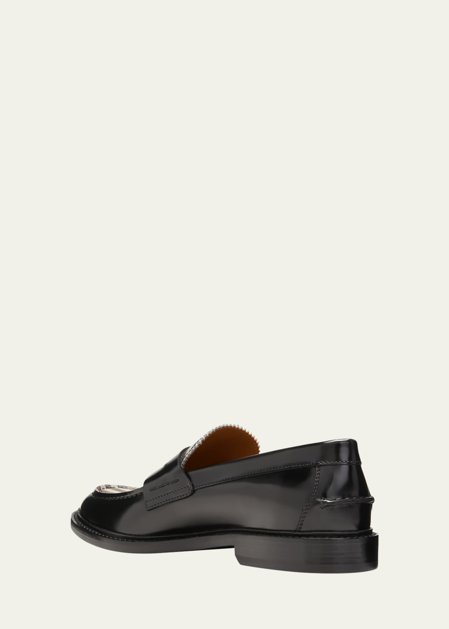 Burberry Shane Check Penny Loafers - Bergdorf Goodman