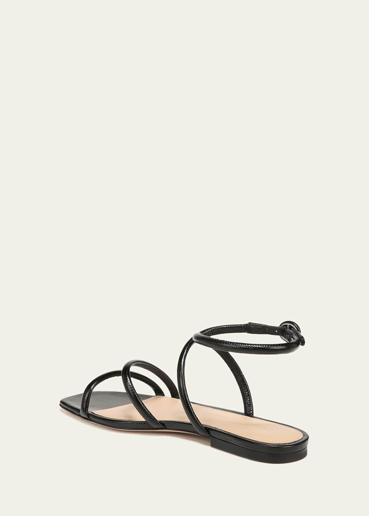 Veronica Beard Maci Flat Ankle Strap Sandals