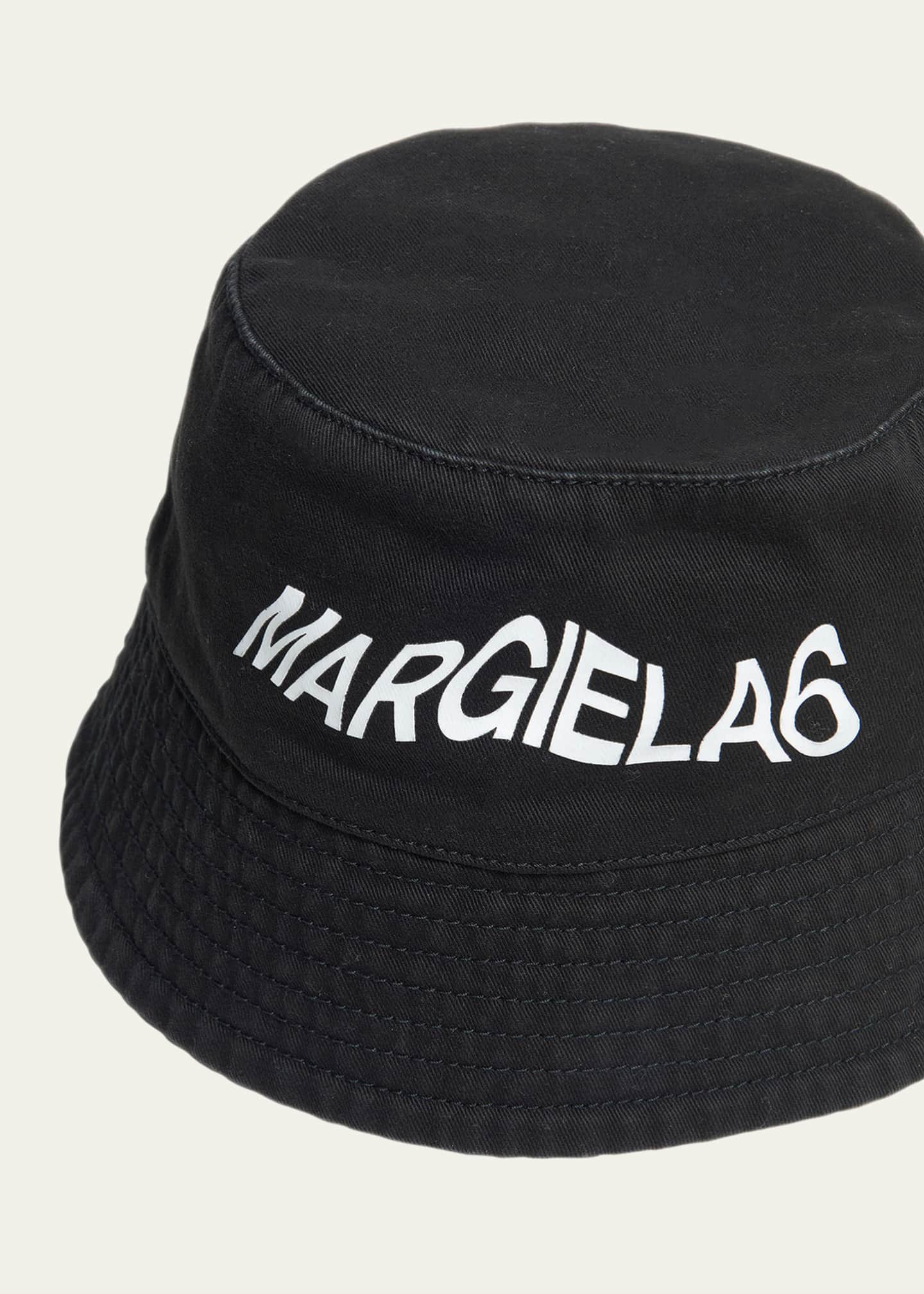 MM6 Maison Margiela Kid's Logo-Print Bucket Hat - Bergdorf Goodman