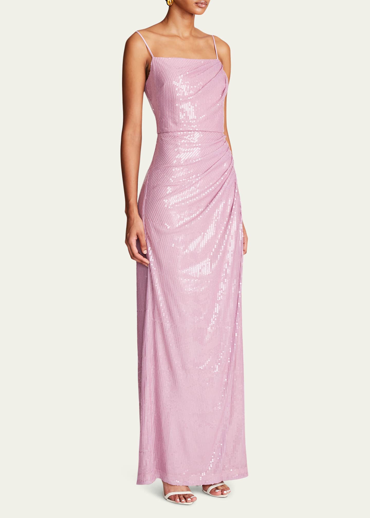 Halston sales strapless dress