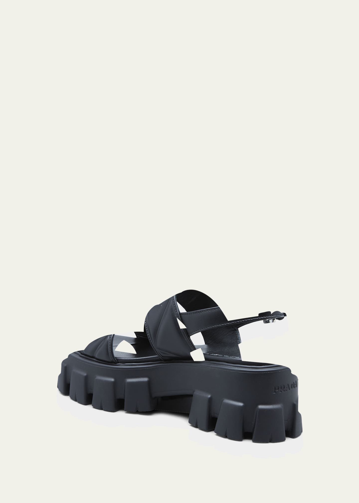 Prada Quilted Leather Platform Sandals - Bergdorf Goodman