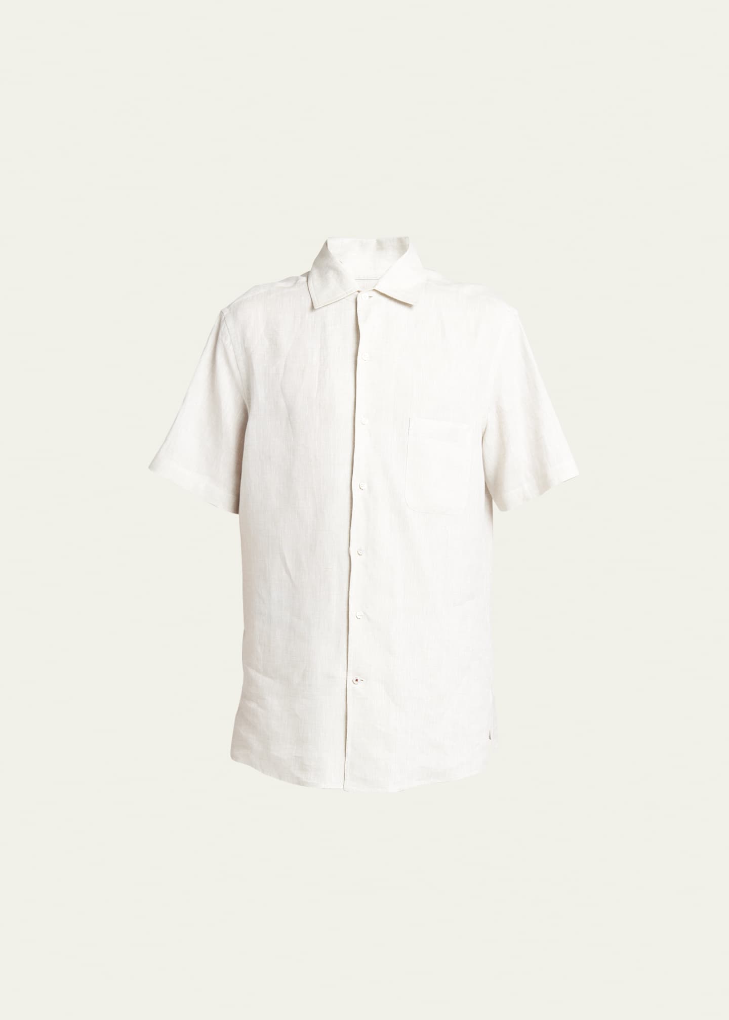 Loro Piana Men's Linen Pocket Sport Shirt - Bergdorf Goodman
