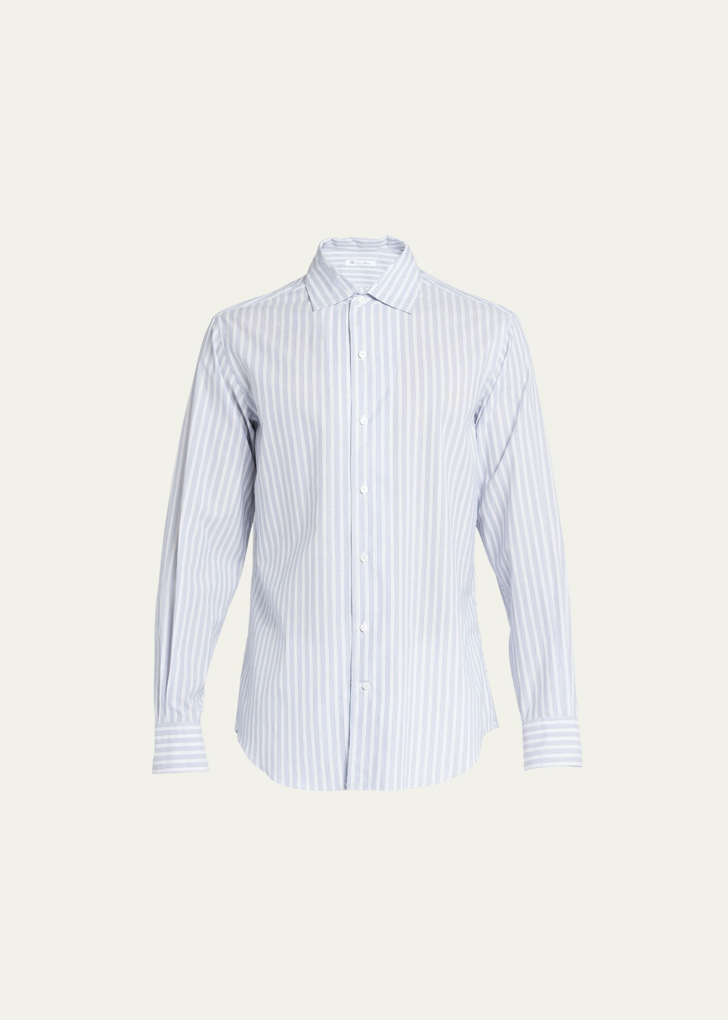 Loro Piana アンドレ・シャツ コットン ストライプ S