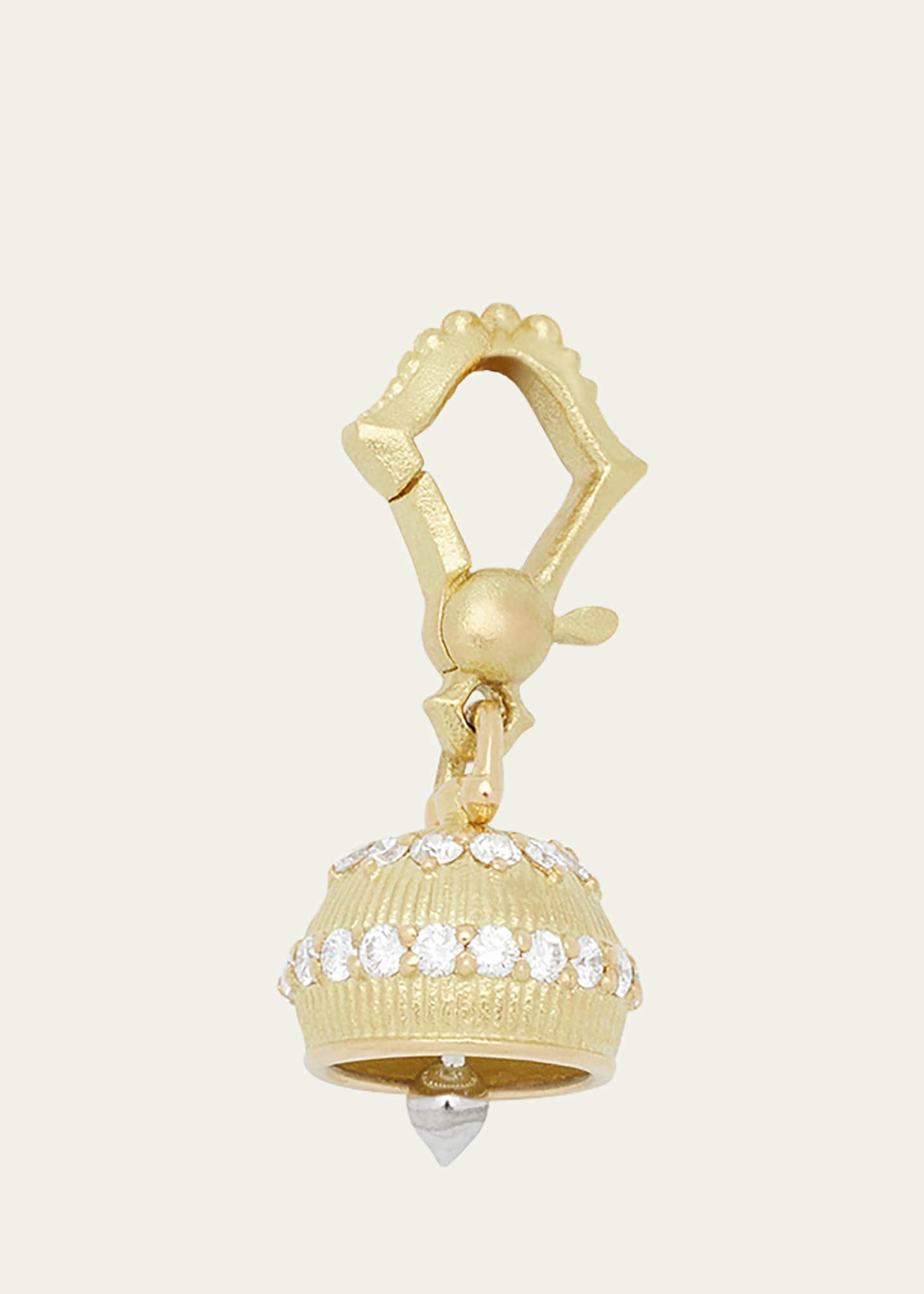 Paul Morelli #1 18K Meditation Bell Pendant, 10mm Image 1 of 4