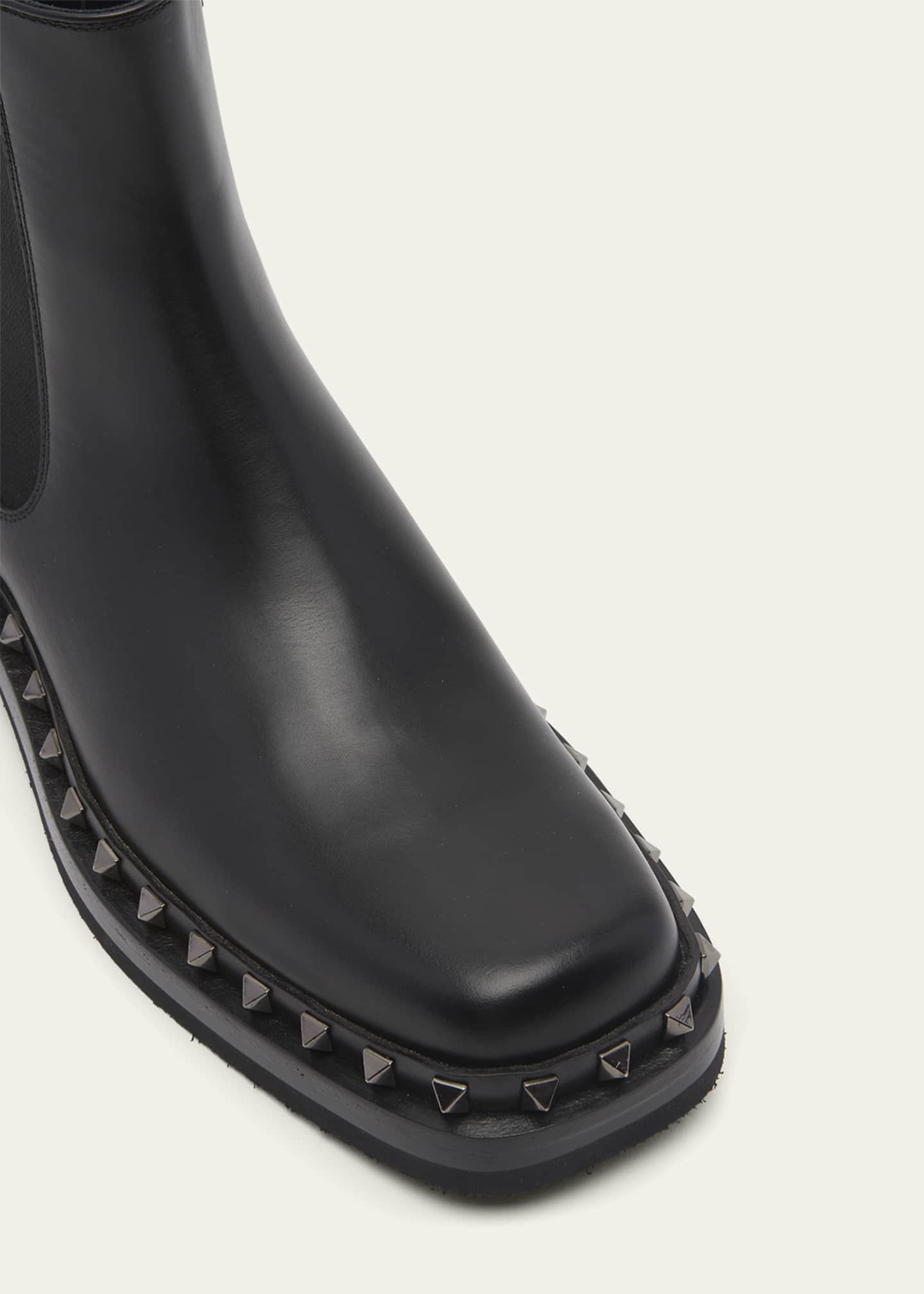 Valentino rockstud hot sale beatle boot