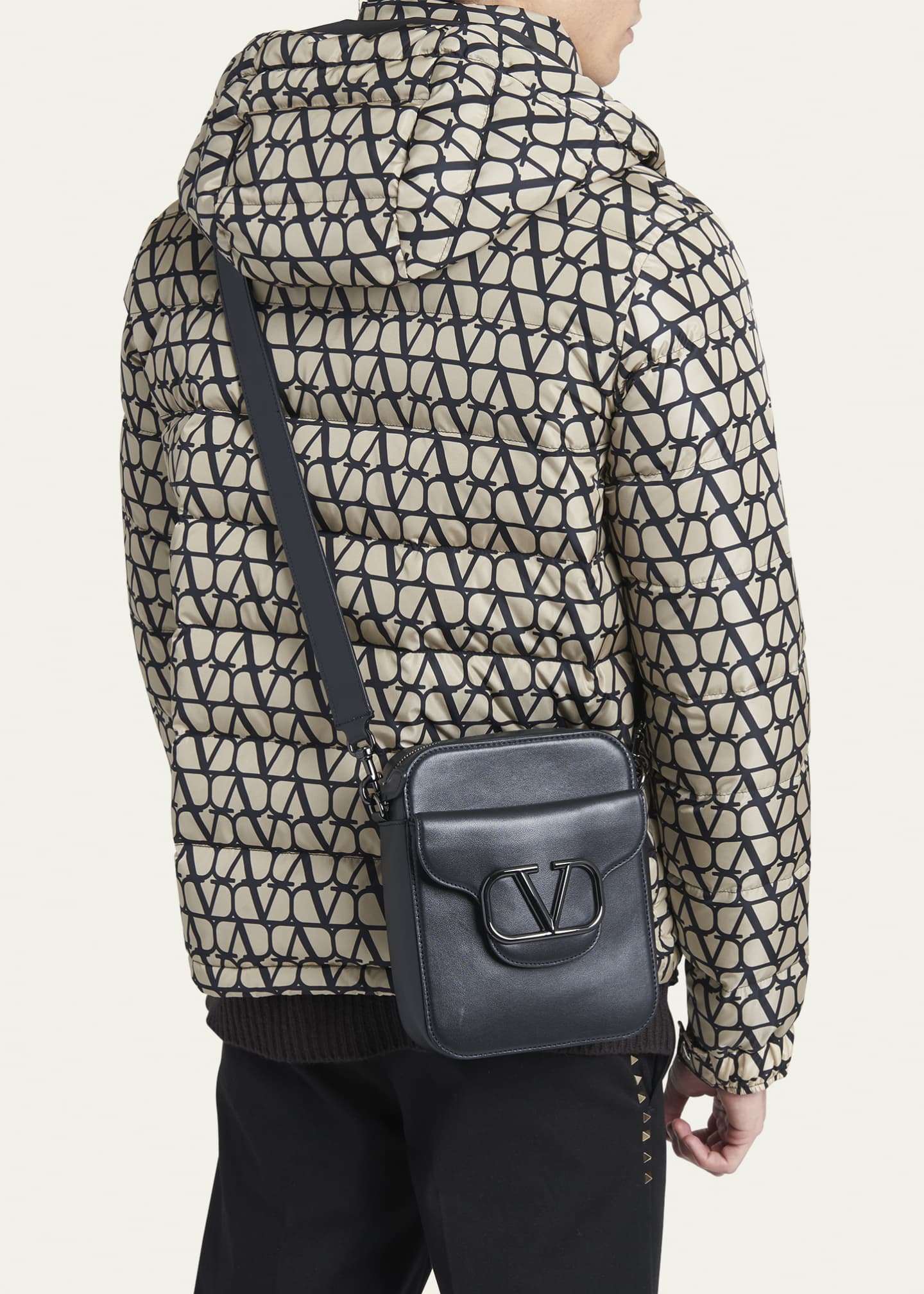 Valentino Garavani Loco Small Flap Leather Shoulder Bag - Bergdorf Goodman