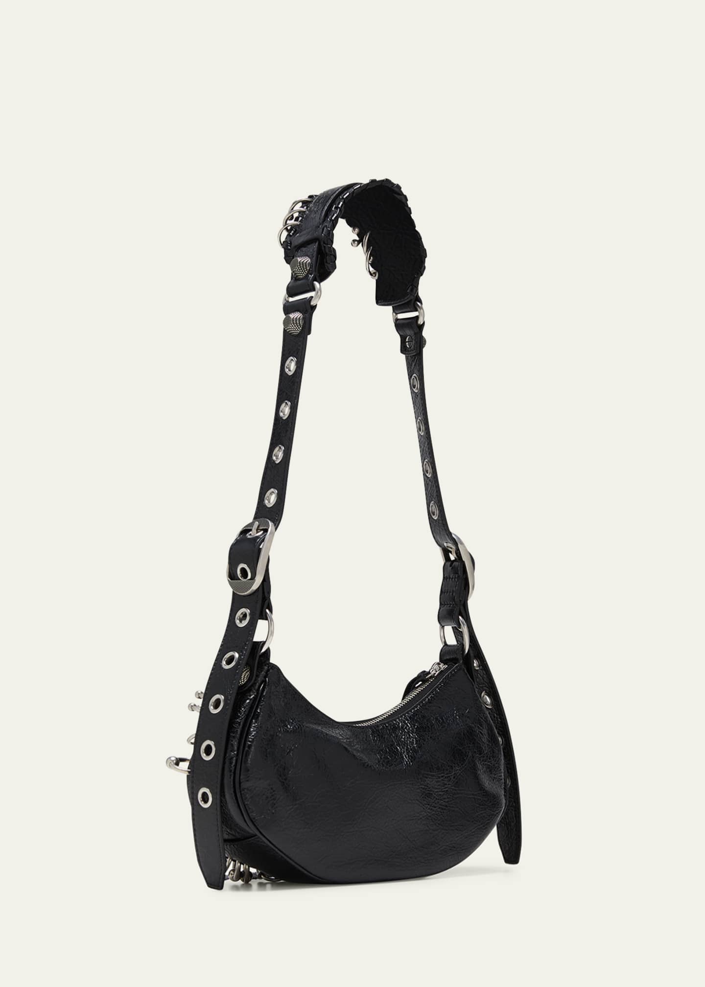 Balenciaga Le Cagole XS Piercing Leather Shoulder Bag