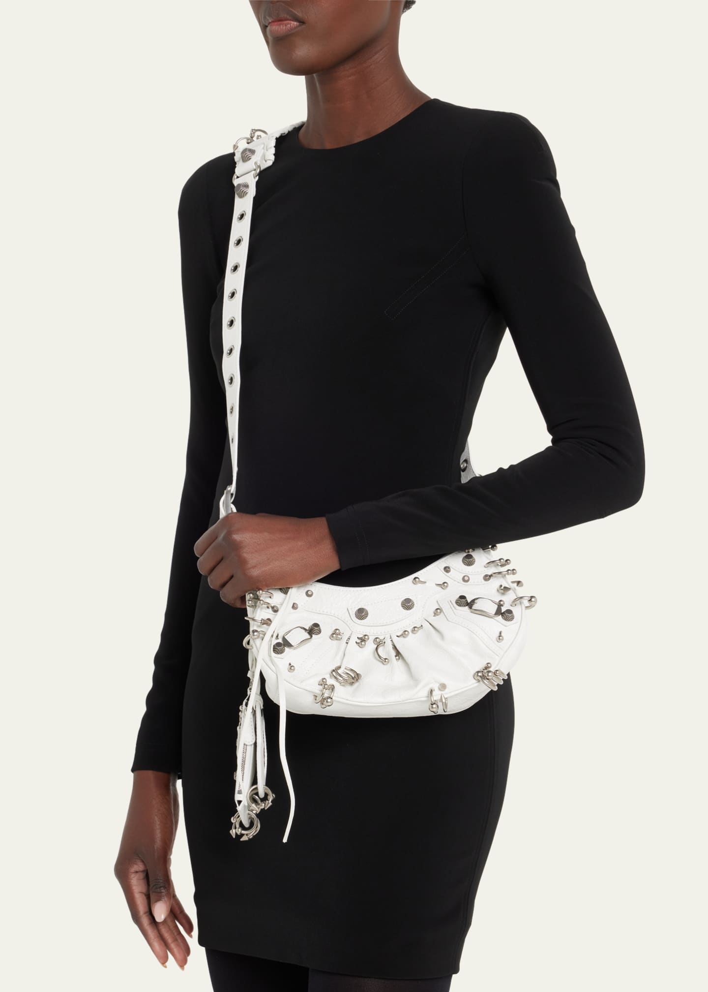 Balenciaga Le Cagole XS Piercing Leather Shoulder Bag Image 2 of 5
