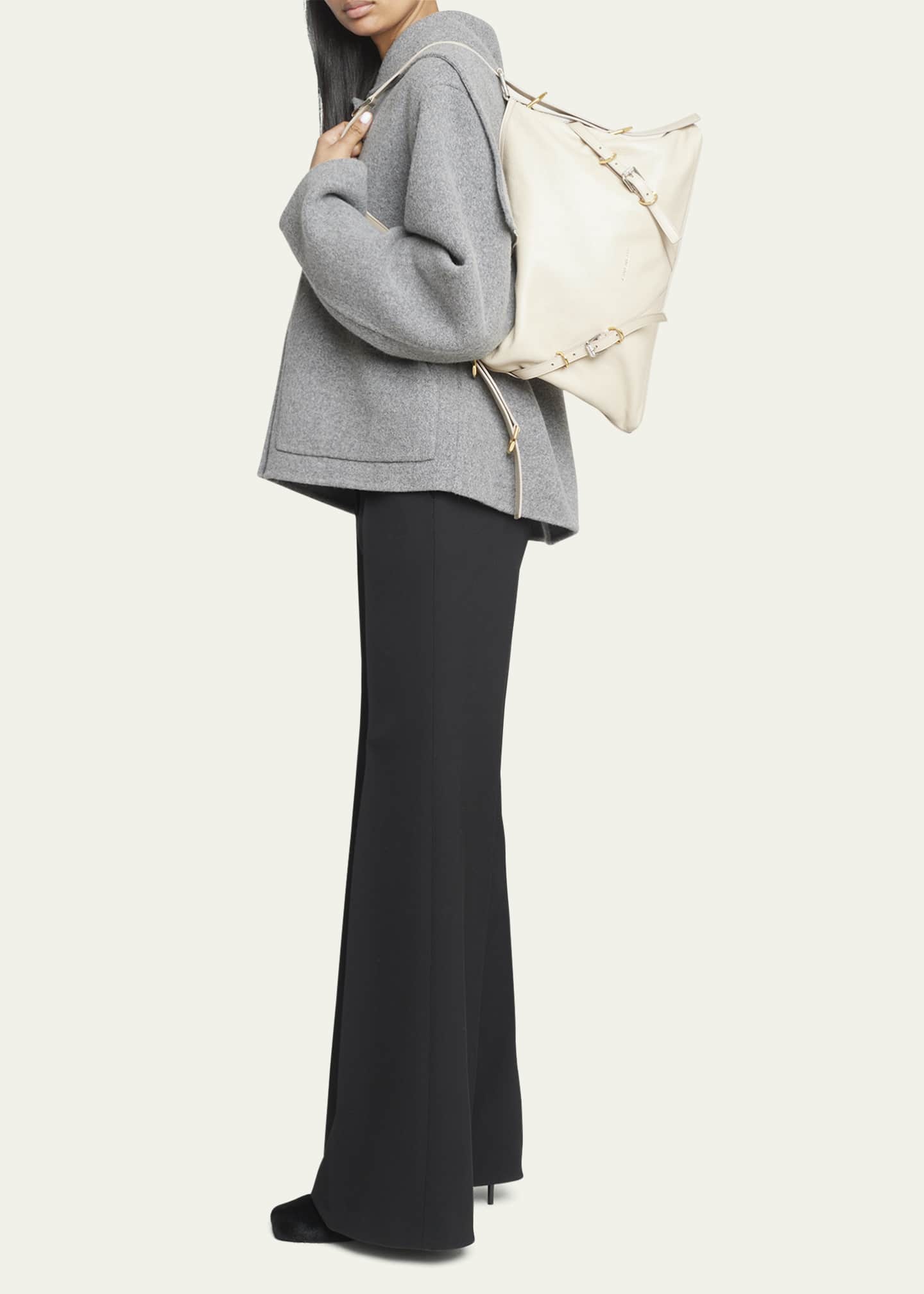 Givenchy Voyou Medium Shoulder Bag in Tumbled Leather Image 5 of 5