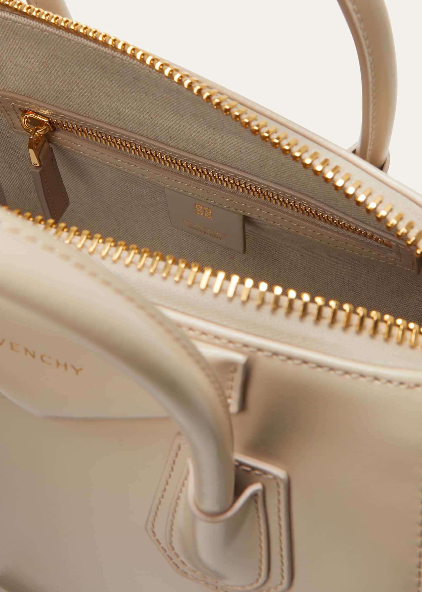 Givenchy Brown Leather Mini Antigona Satchel Givenchy