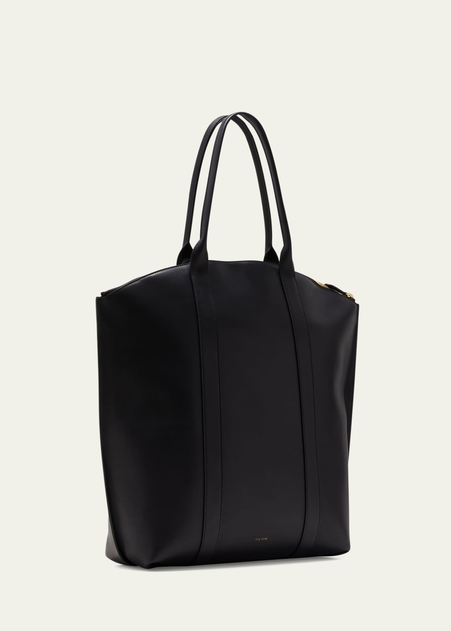 XXL off-white leather Pocket tote bag