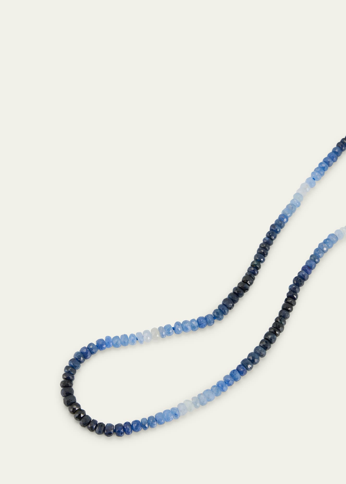 JIA JIA Ombre Blue Sapphire Bead Necklace Image 3 of 4