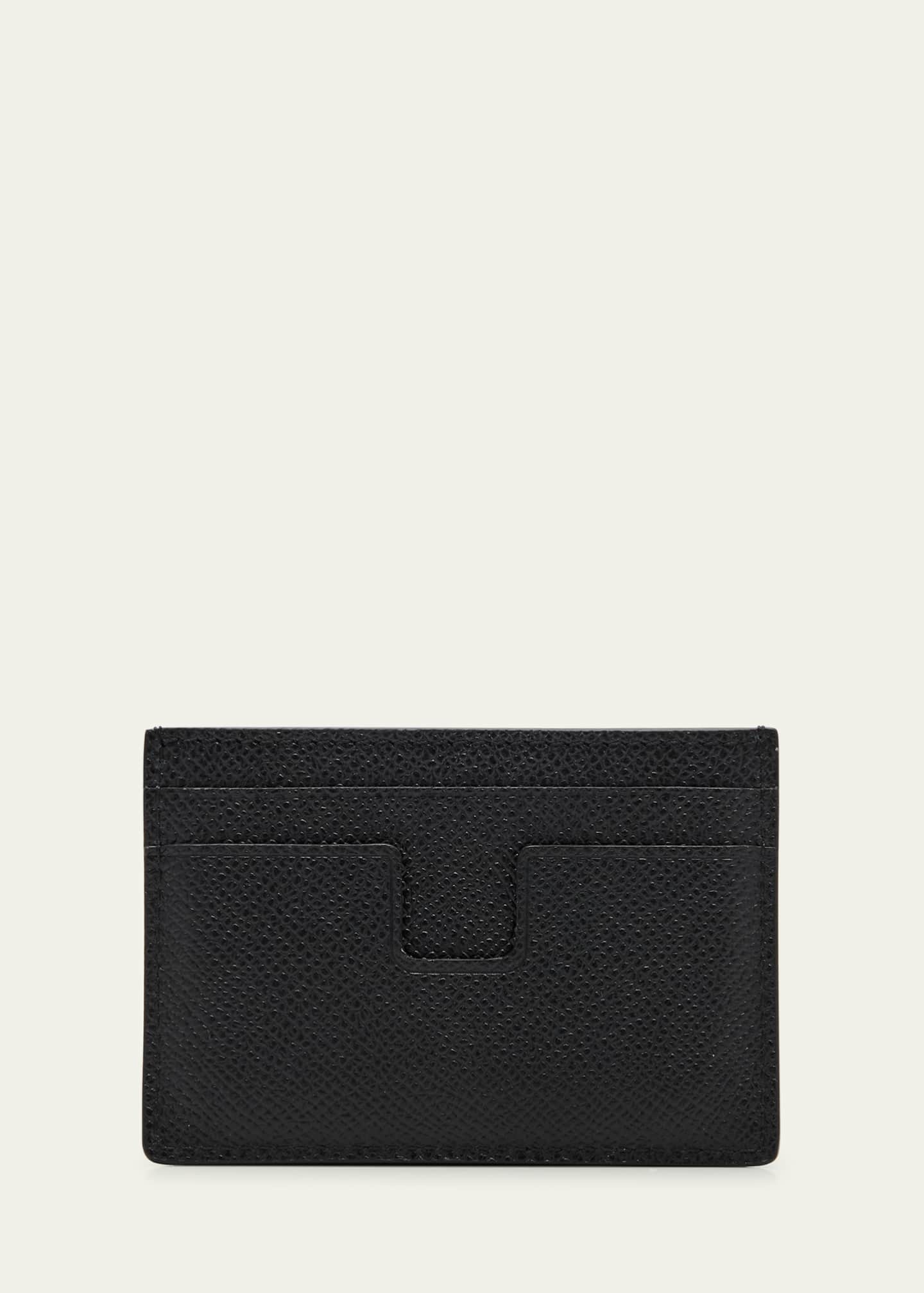 TOM FORD Men's T-Line Leather Card Holder Image 4 of 4
